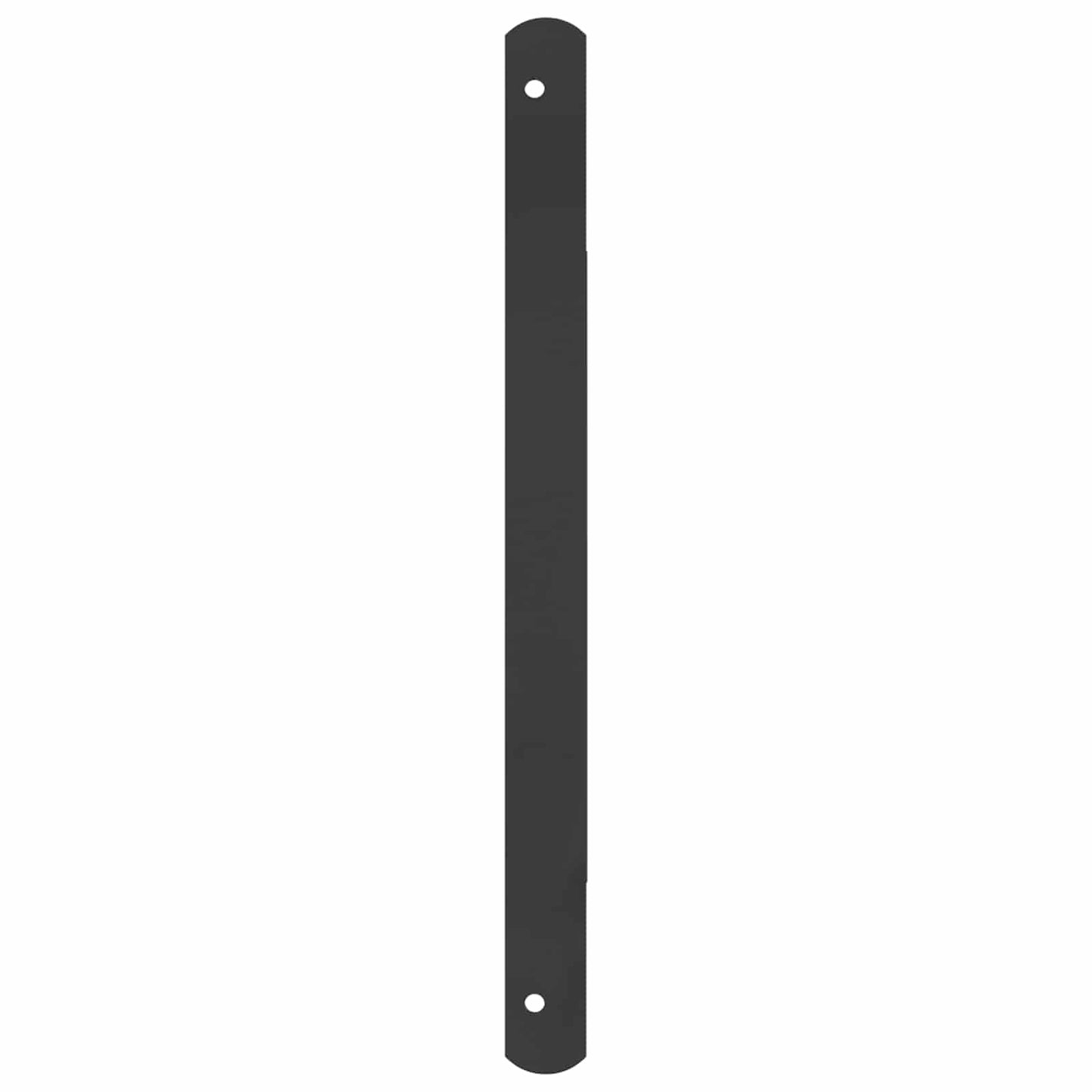 Vindu Gitter 116 x 45 cm Pulverlakkert stål Svart