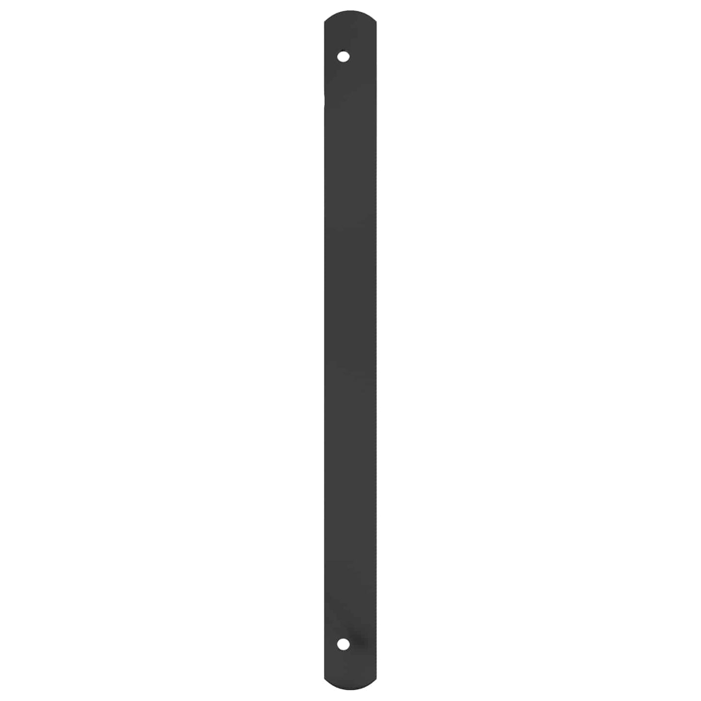 Vindu Gitter 174 x 45 cm Pulverlakkert stål Svart