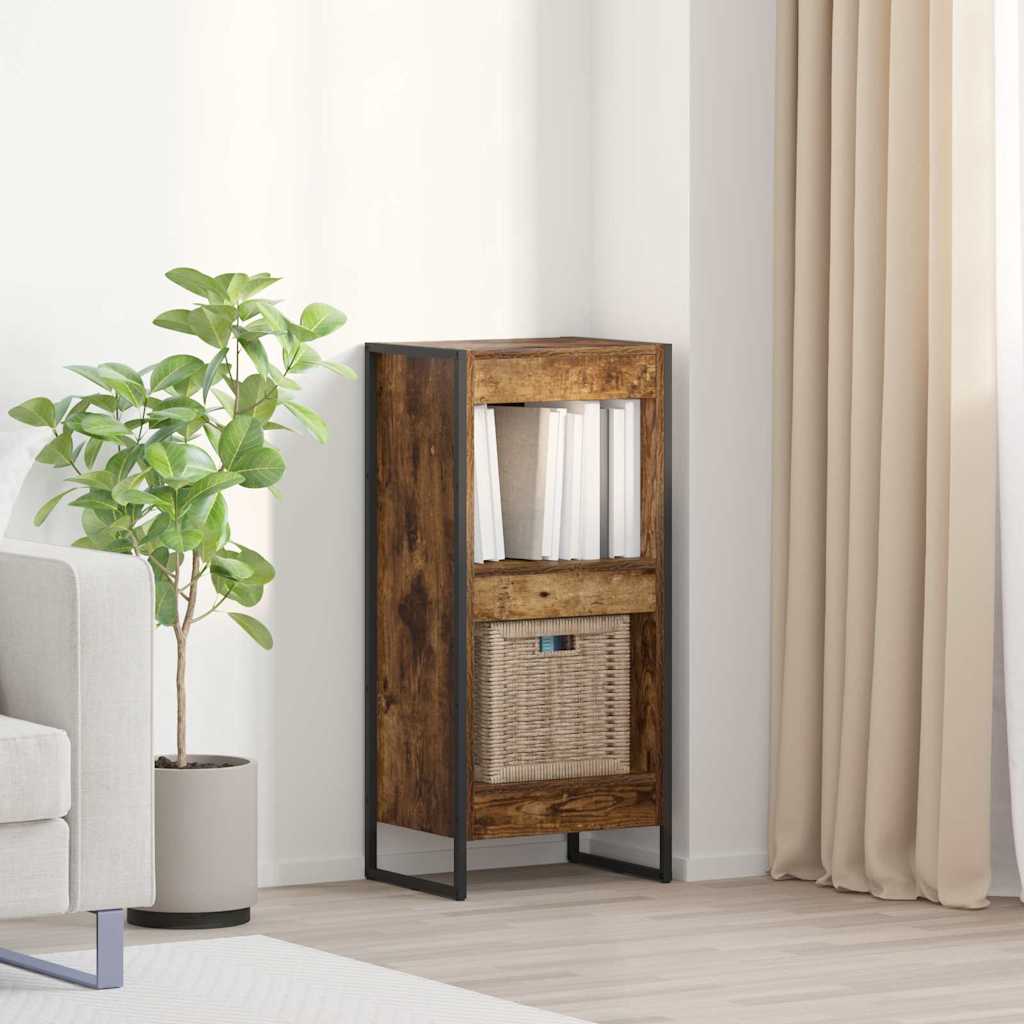 Bokskap Røyk Eik 40 x 30 x 86,5 cm Konstruert tre