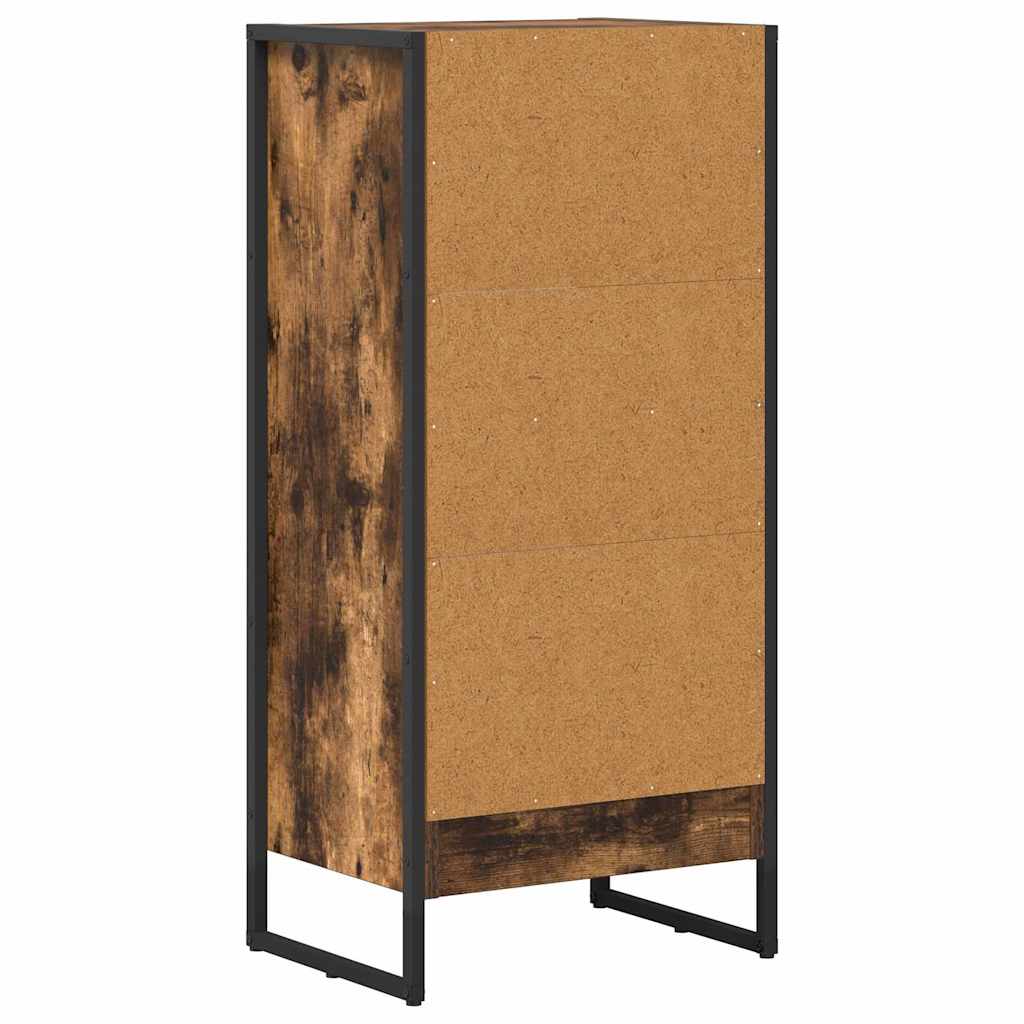 Bokskap Røyk Eik 40 x 30 x 86,5 cm Konstruert tre