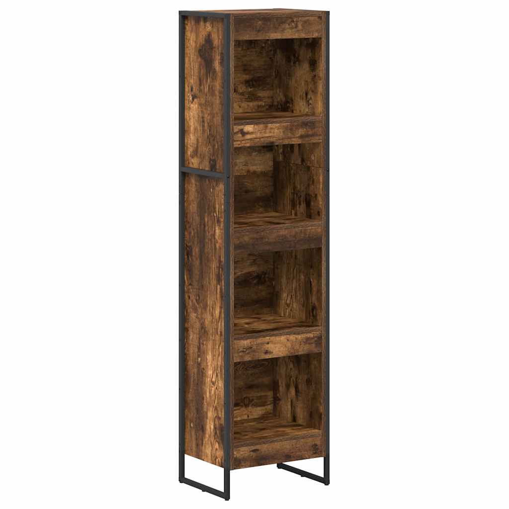 Bokskap Røyk Eik 40 x 30 x 155 cm Konstruert tre
