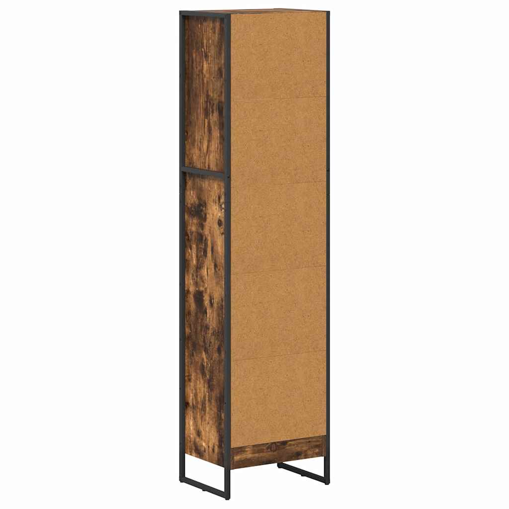 Bokskap Røyk Eik 40 x 30 x 155 cm Konstruert tre