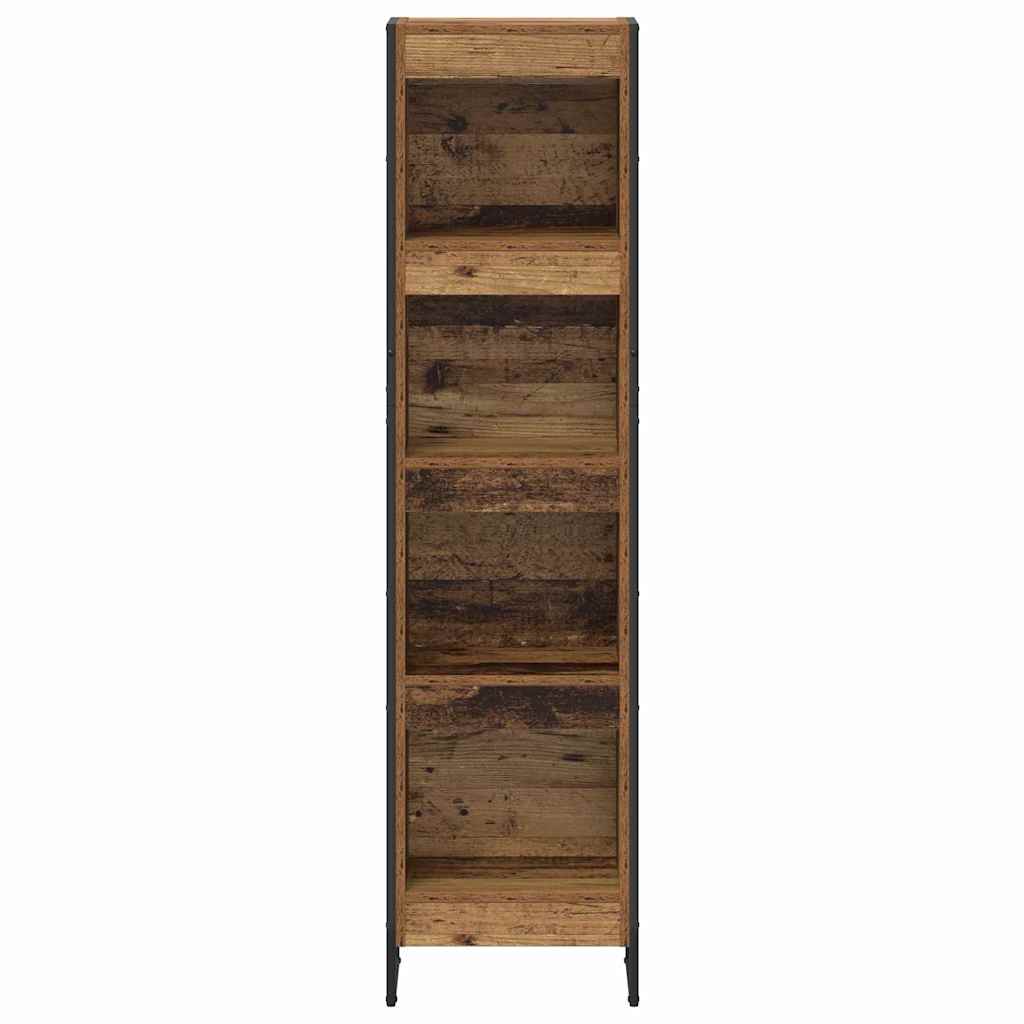 Bokskap Gamle tre 40 x 30 x 155 cm Konstruert tre