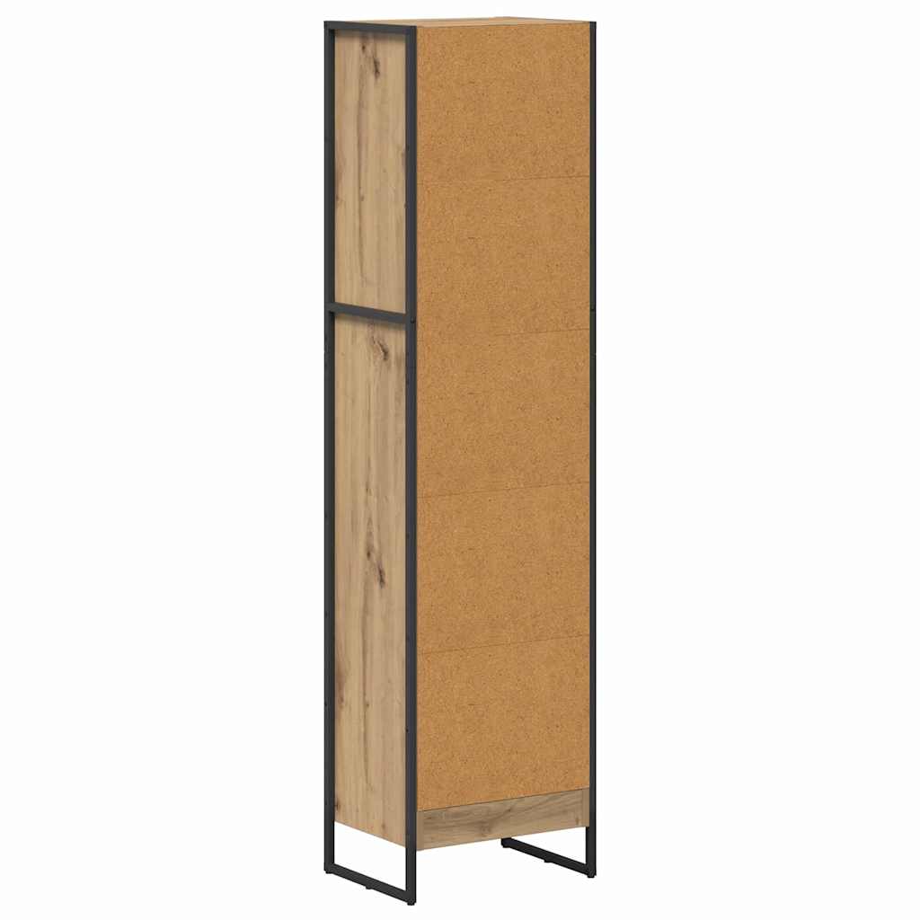 Bokskap Kunstnerisk Eik 40 x 30 x 155 cm Konstruert tre