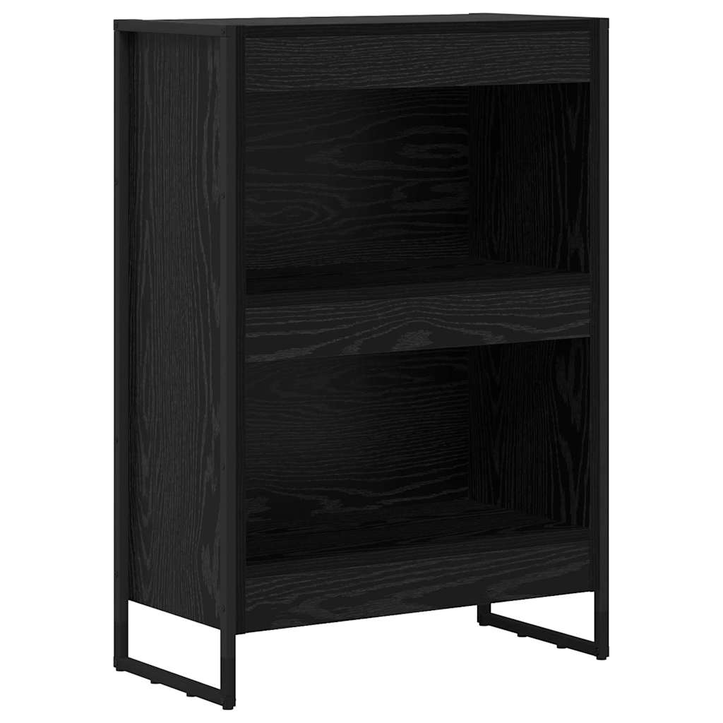 Bokskap Svart Eik 60 x 30 x 86,5 cm Konstruert tre