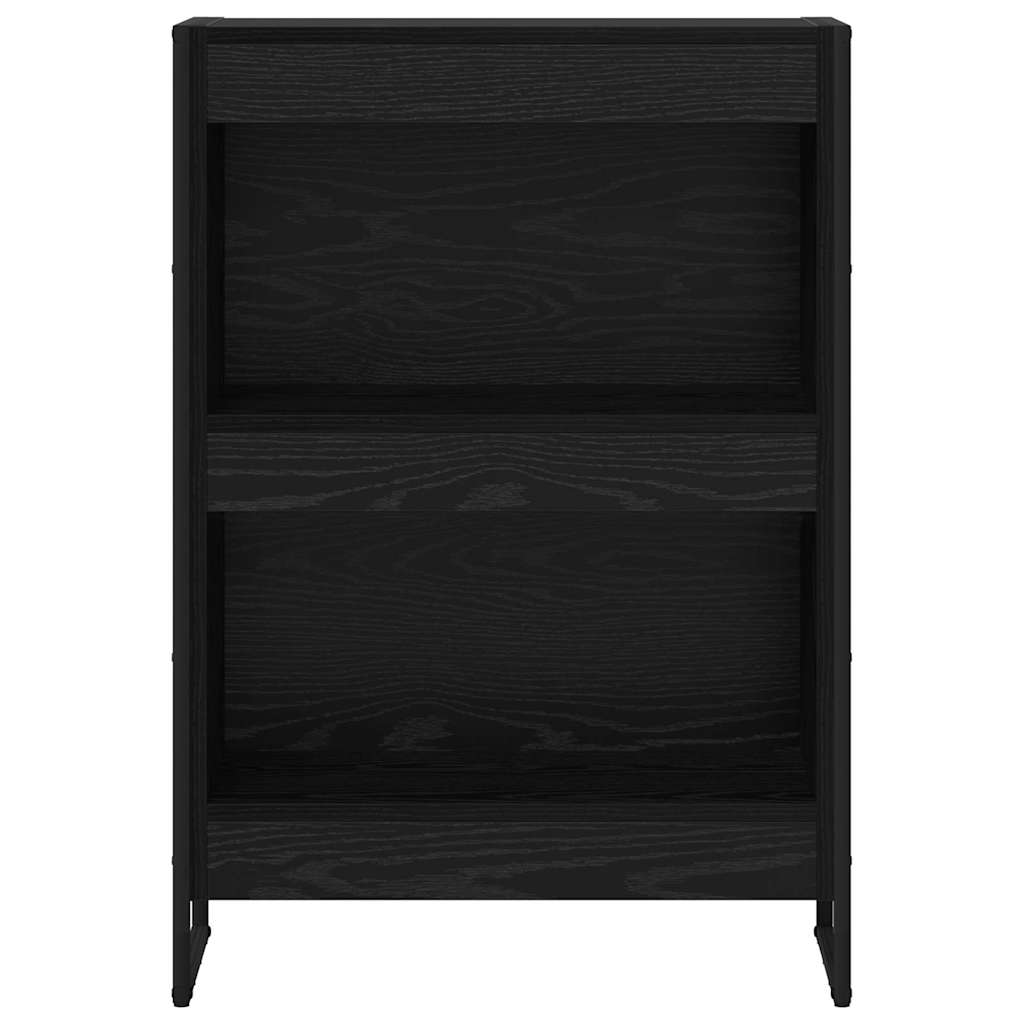 Bokskap Svart Eik 60 x 30 x 86,5 cm Konstruert tre