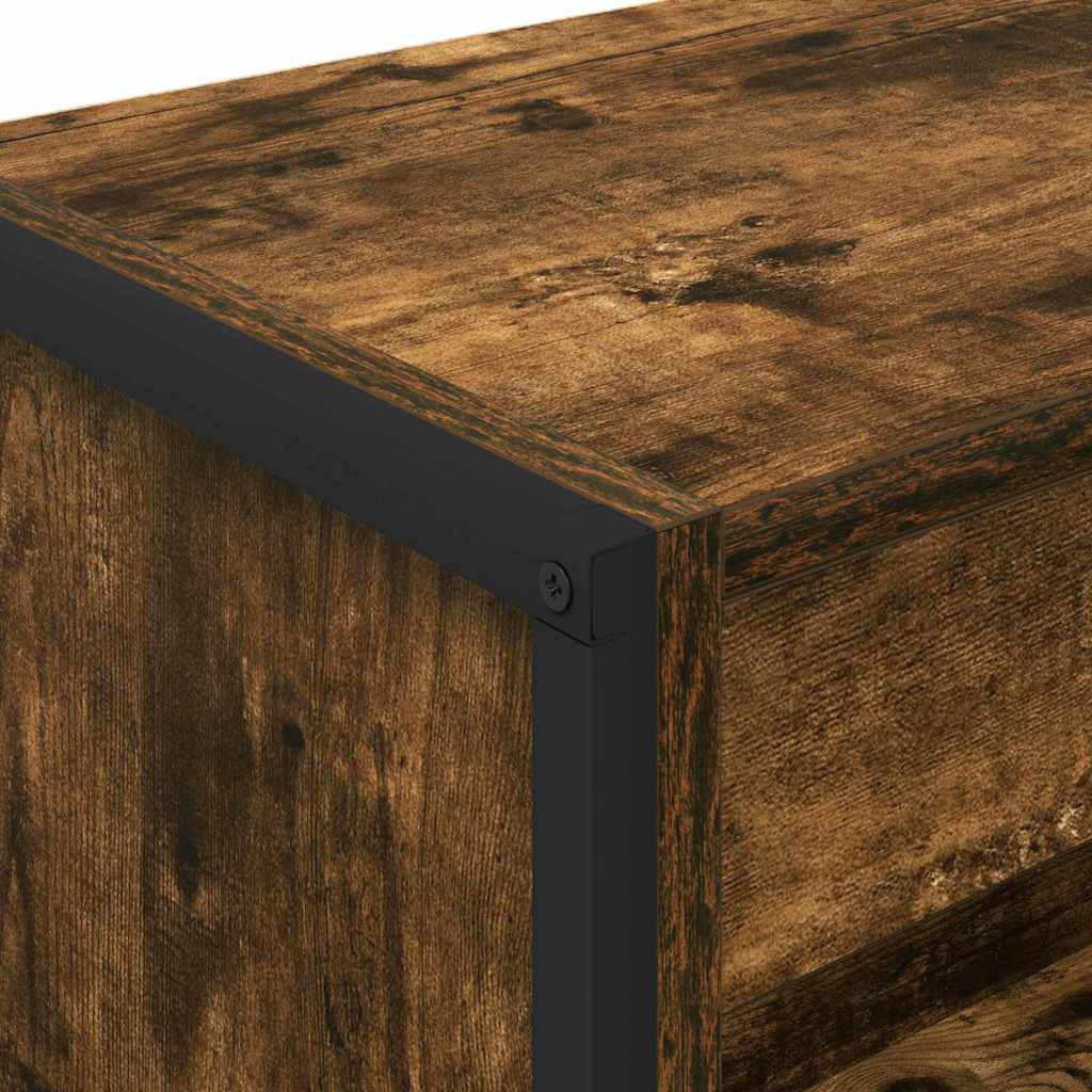 Bokskap Røyk Eik 60 x 30 x 86,5 cm Konstruert tre