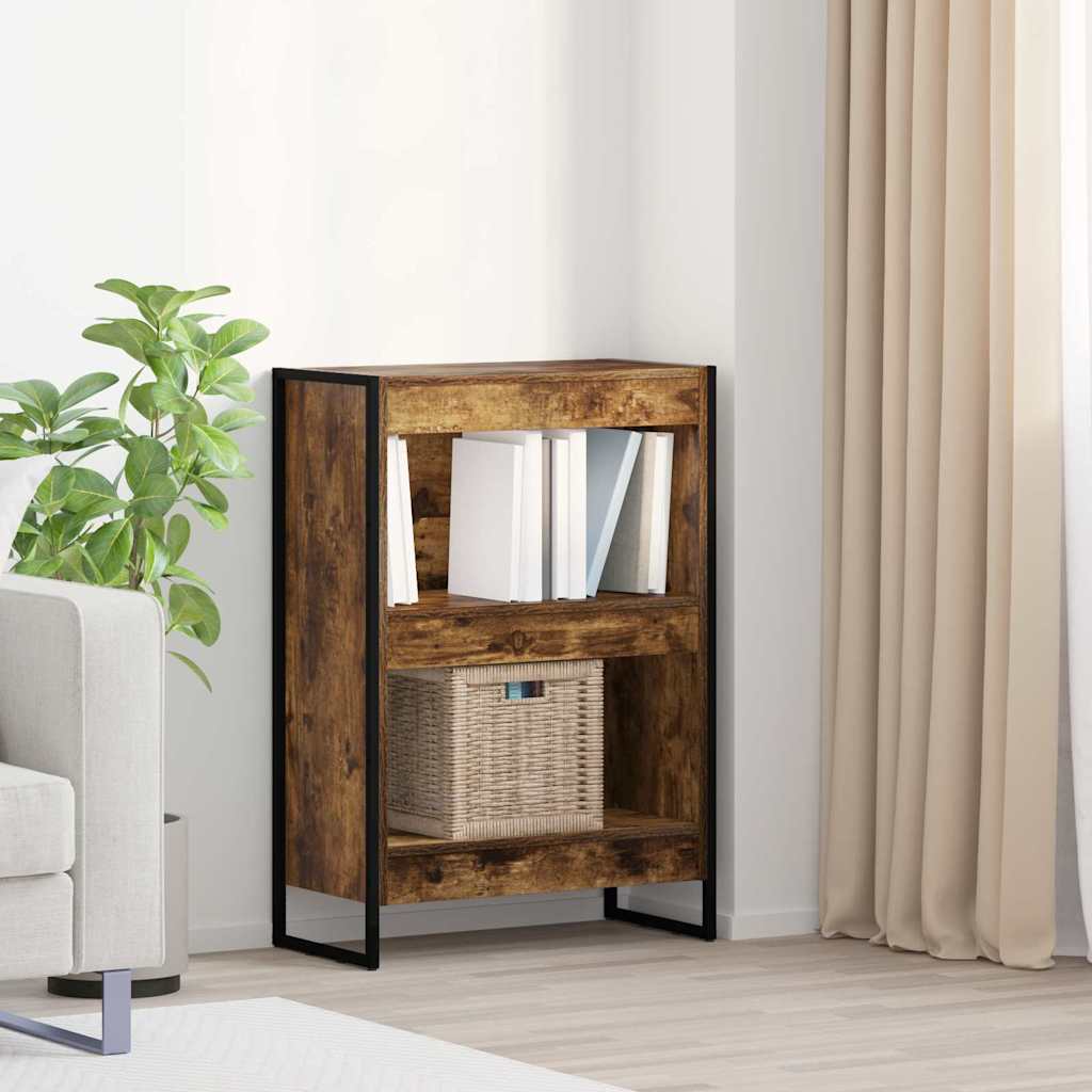 Bokskap Røyk Eik 60 x 30 x 86,5 cm Konstruert tre