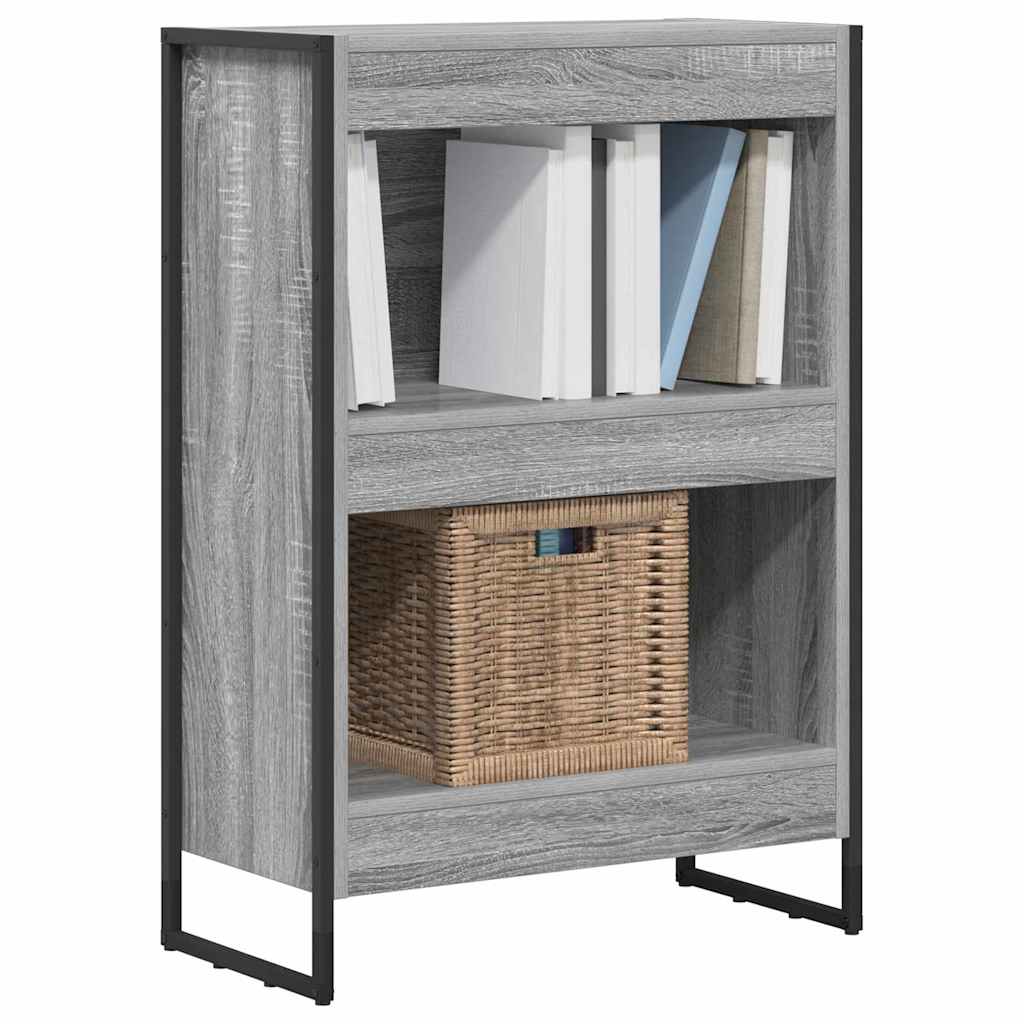 Bokskap Grå Sonoma 60 x 30 x 86,5 cm Konstruert tre