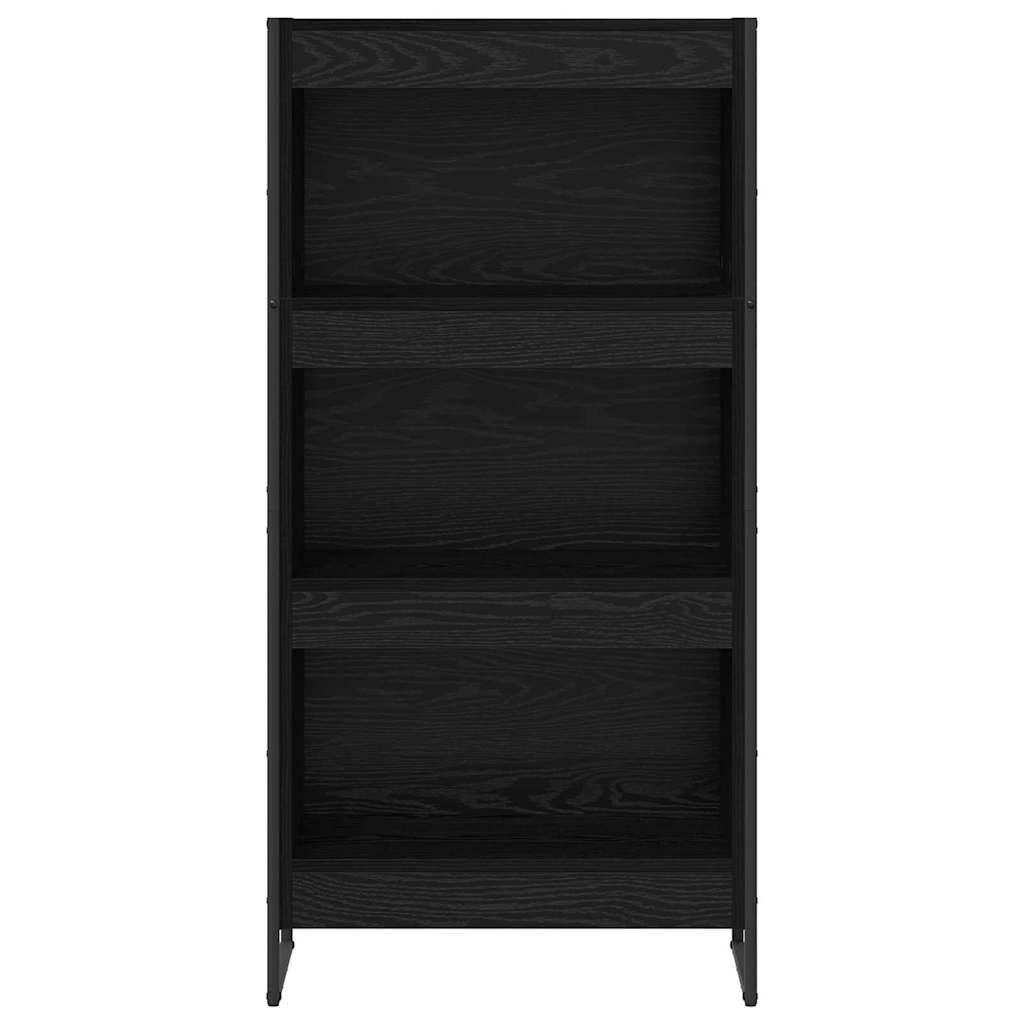 Bokskap Svart Eik 60 x 30 x 121 cm Konstruert tre