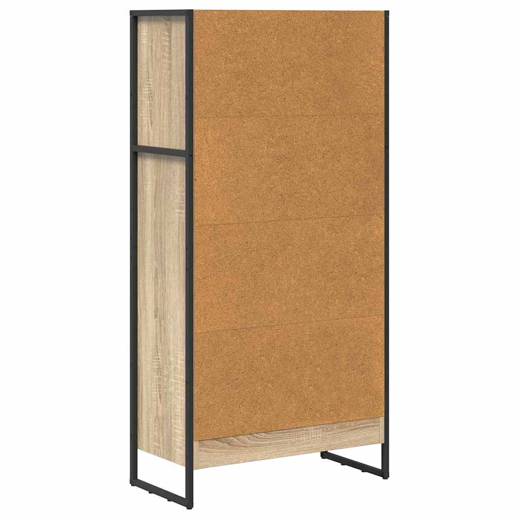 Bokskap Sonoma 60 x 30 x 121 cm Konstruert tre