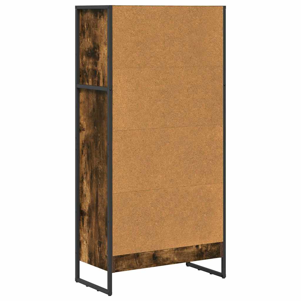 Bokskap Røyk Eik 60 x 30 x 121 cm Konstruert tre