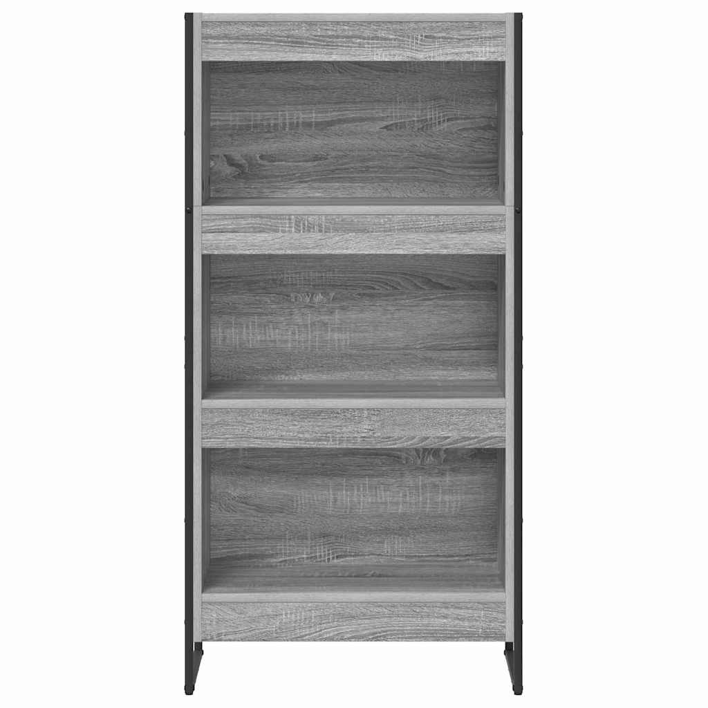 Bokskap Grå Sonoma 60 x 30 x 121 cm Konstruert tre