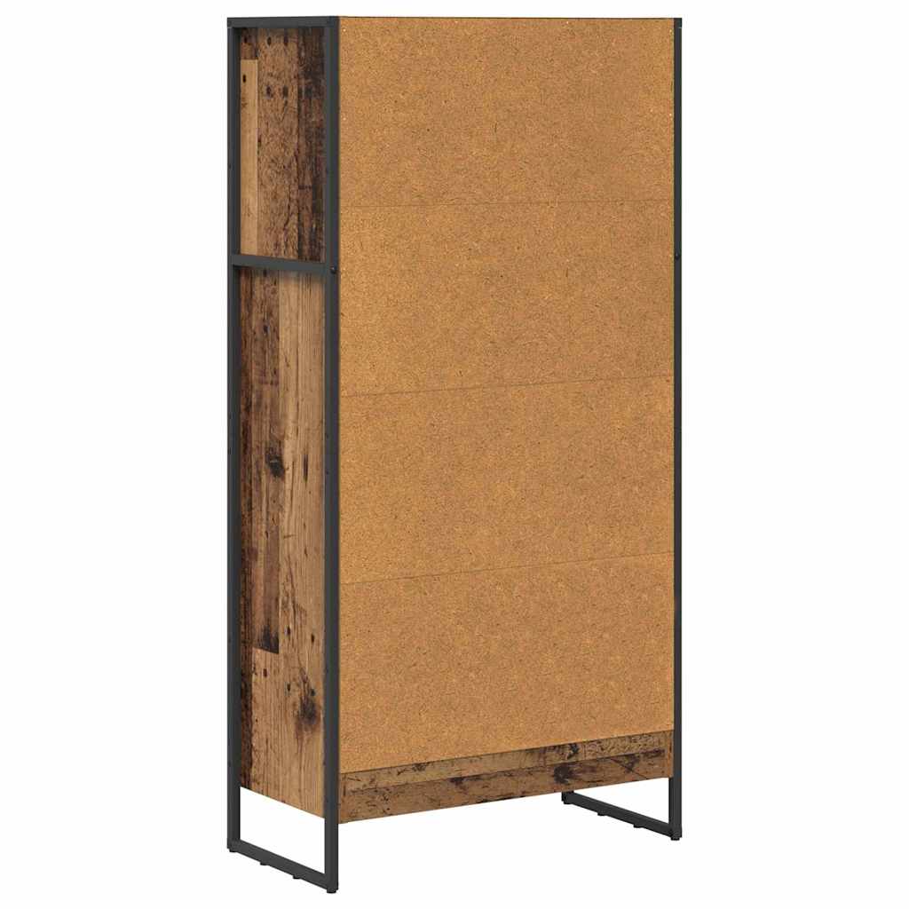 Bokskap Gamle tre 60 x 30 x 121 cm Konstruert tre