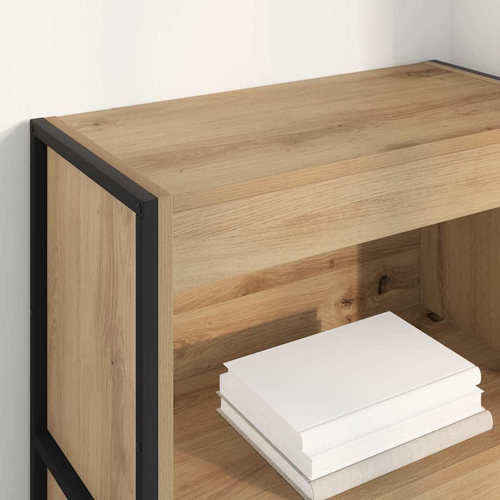 Bokskap Kunstnerisk Eik 60 x 30 x 121 cm Konstruert tre