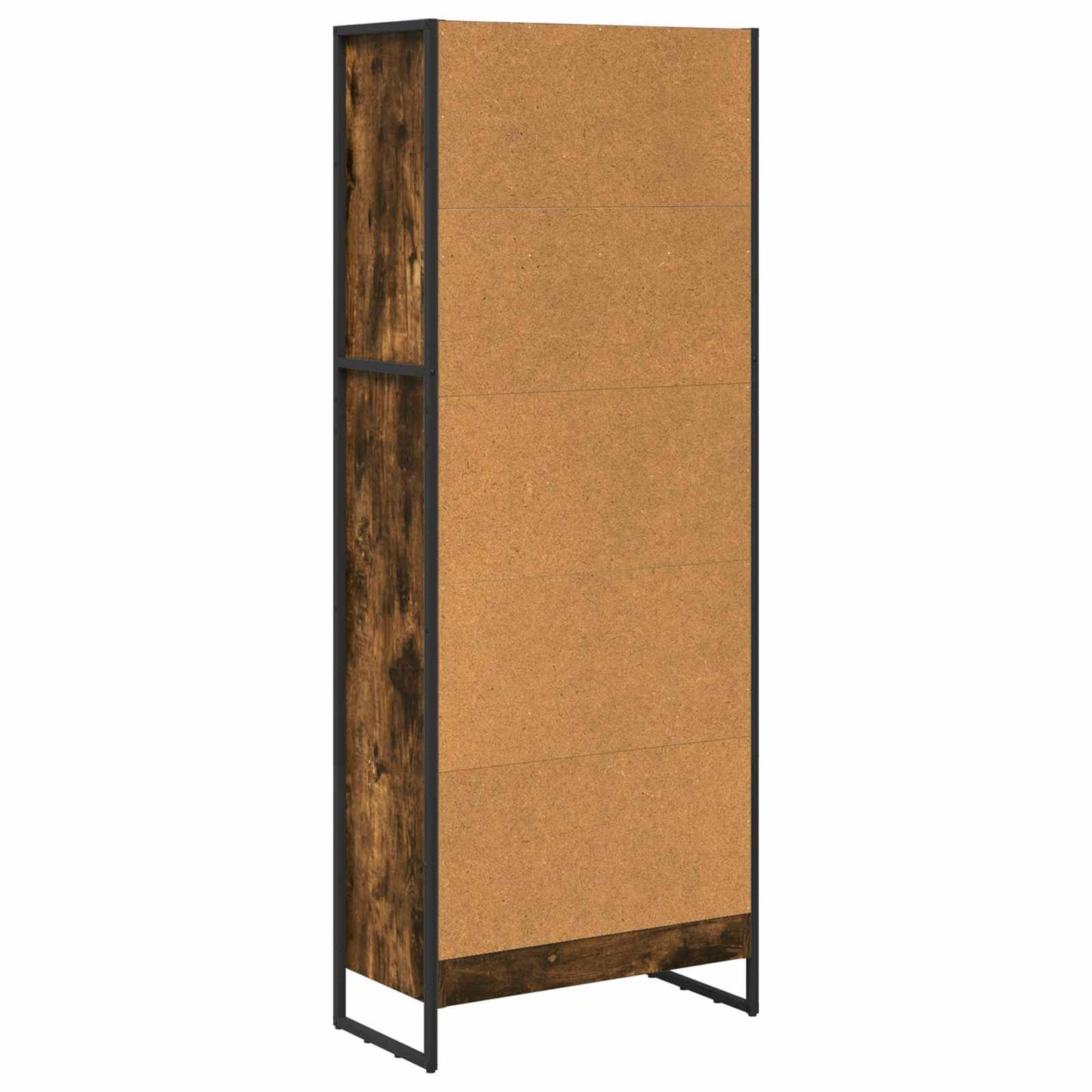 Bokskap Røyk Eik 60 x 30 x 155 cm Konstruert tre