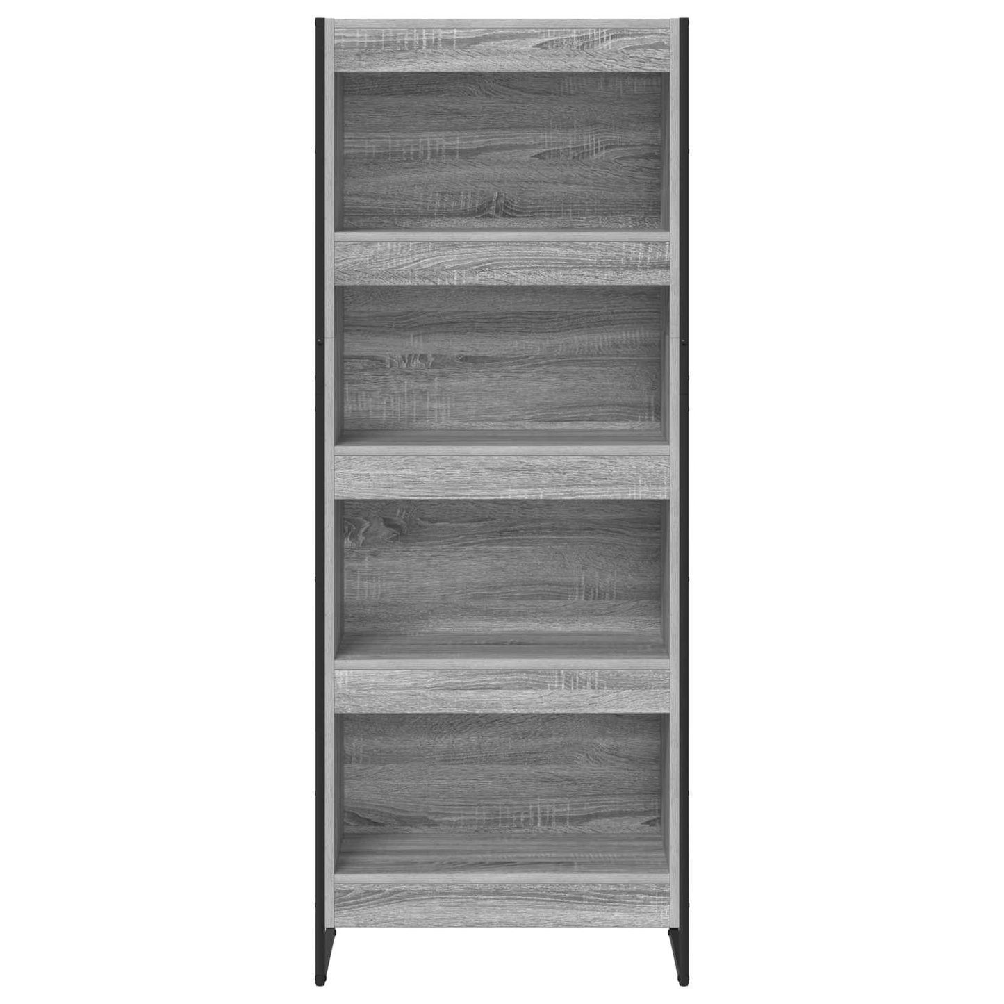Bokskap Grå Sonoma 60 x 30 x 155 cm Konstruert tre