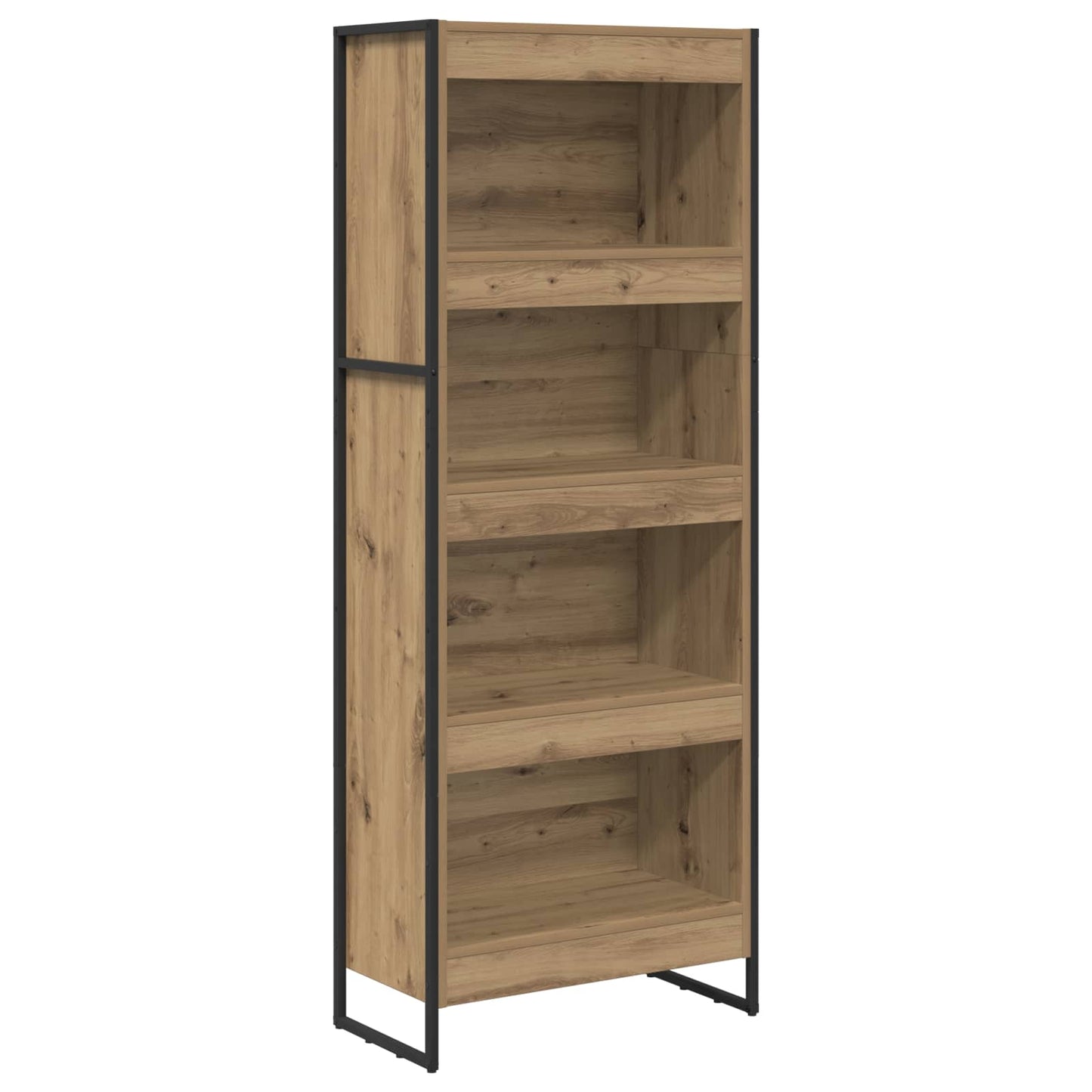 Bokskap Kunstnerisk Eik 60 x 30 x 155 cm Konstruert tre