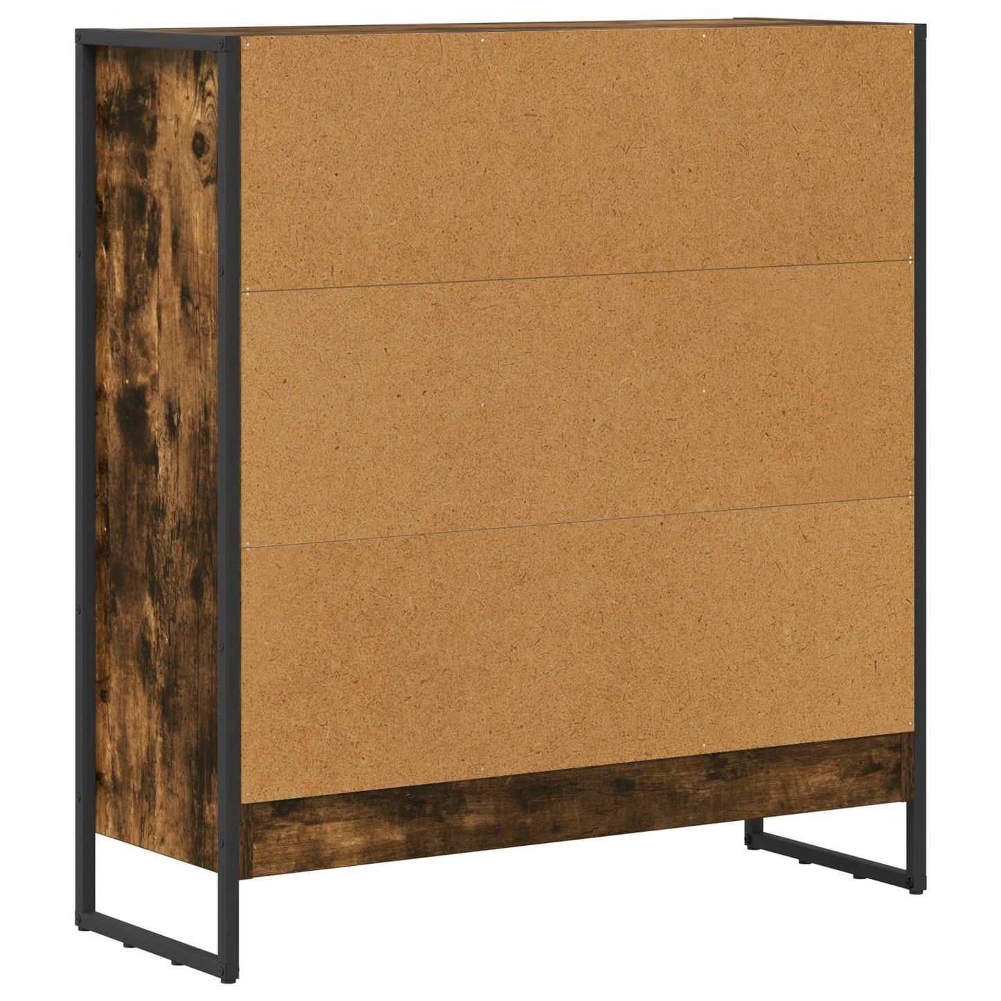 Bokskap Røyk Eik 80 x 30 x 86,5 cm Konstruert tre