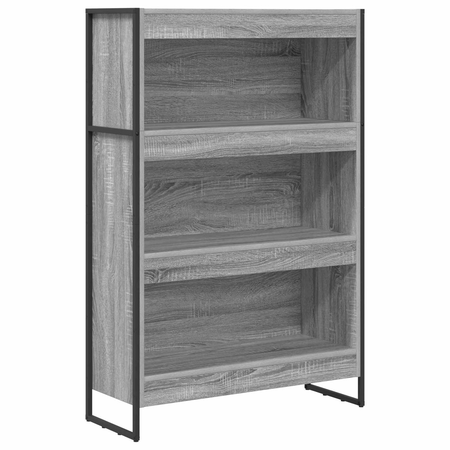 Bokskap Grå Sonoma 80 x 30 x 121 cm Konstruert tre