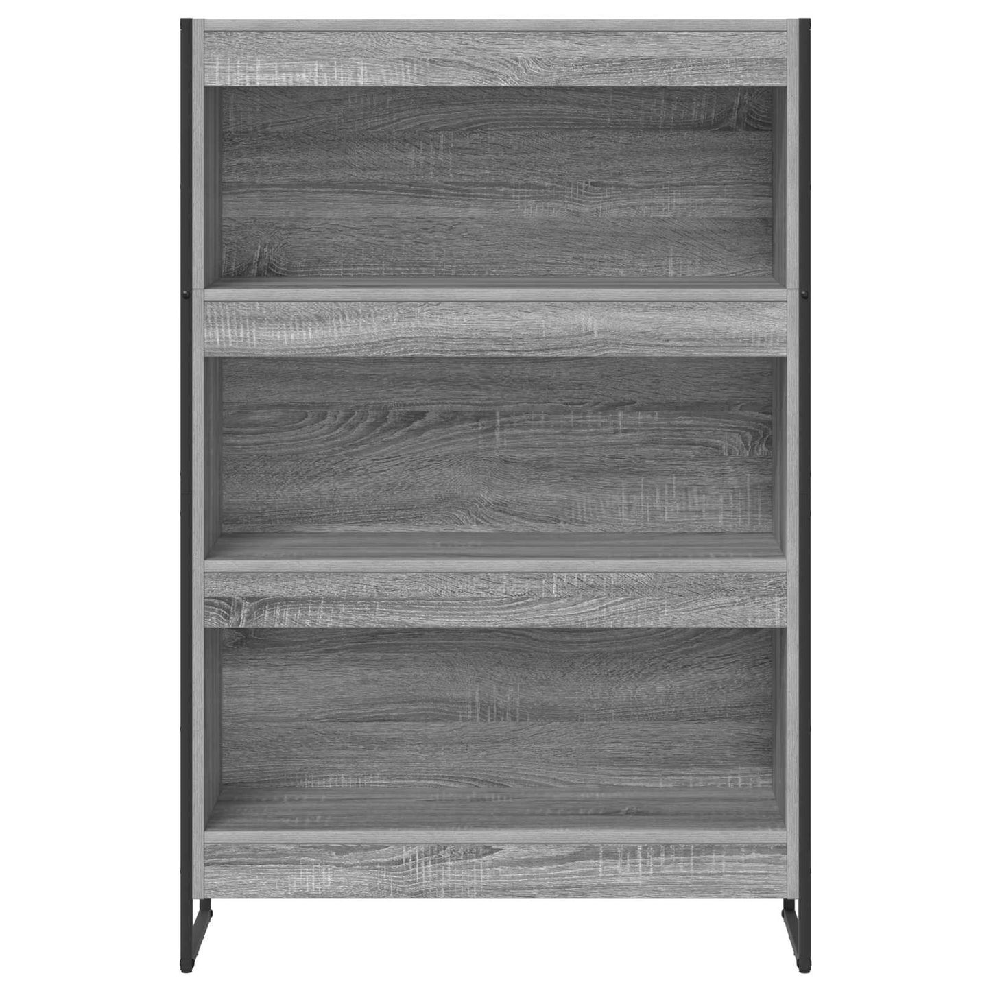 Bokskap Grå Sonoma 80 x 30 x 121 cm Konstruert tre