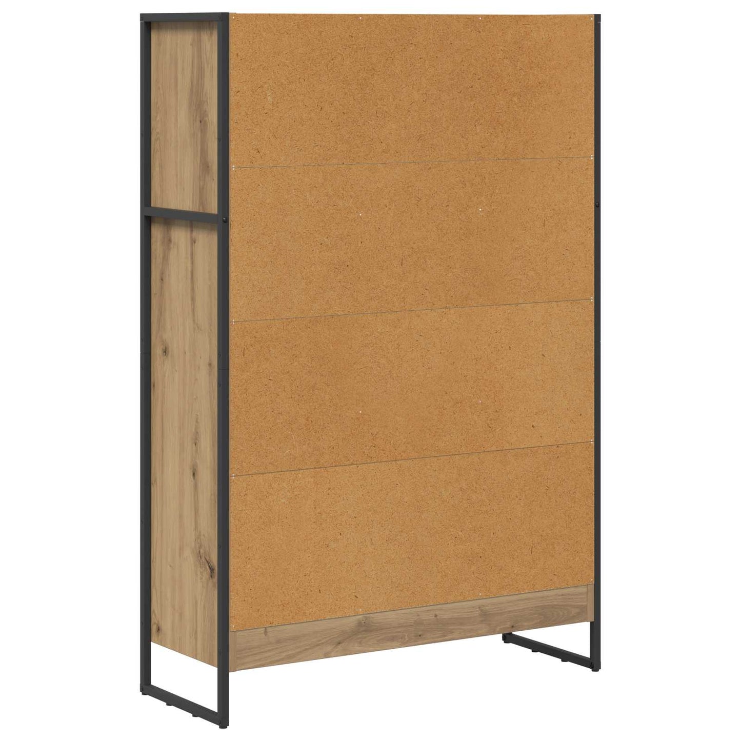 Bokskap Kunstnerisk Eik 80 x 30 x 121 cm Konstruert tre