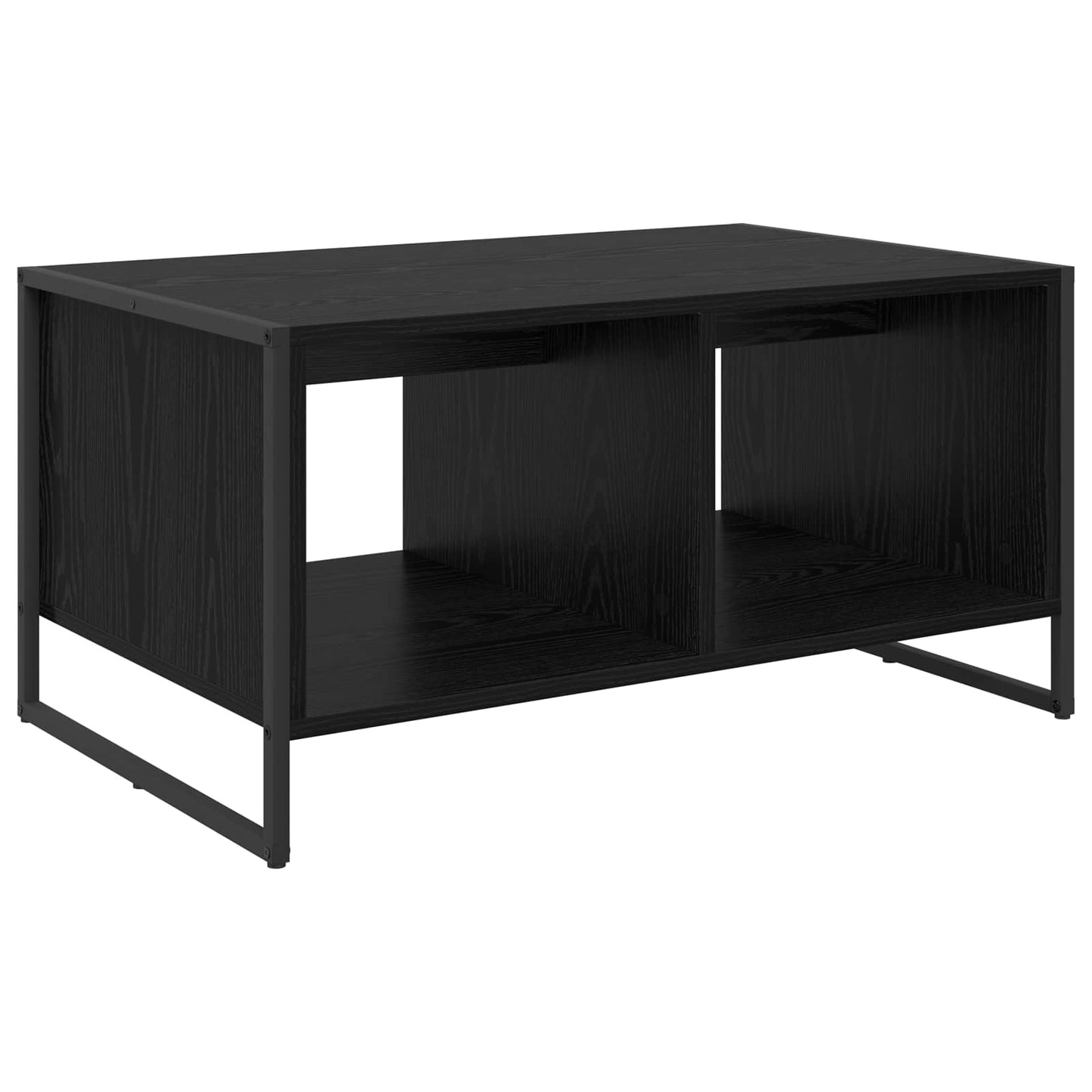 Kaffebord Svart Eik 80 x 50 x 40 cm Konstruert tre
