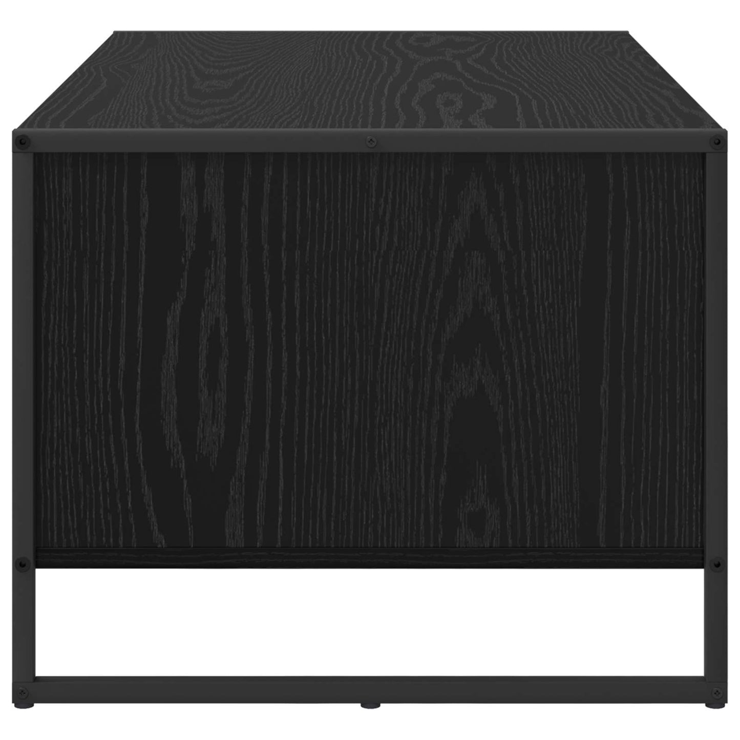 Kaffebord Svart Eik 80 x 50 x 40 cm Konstruert tre