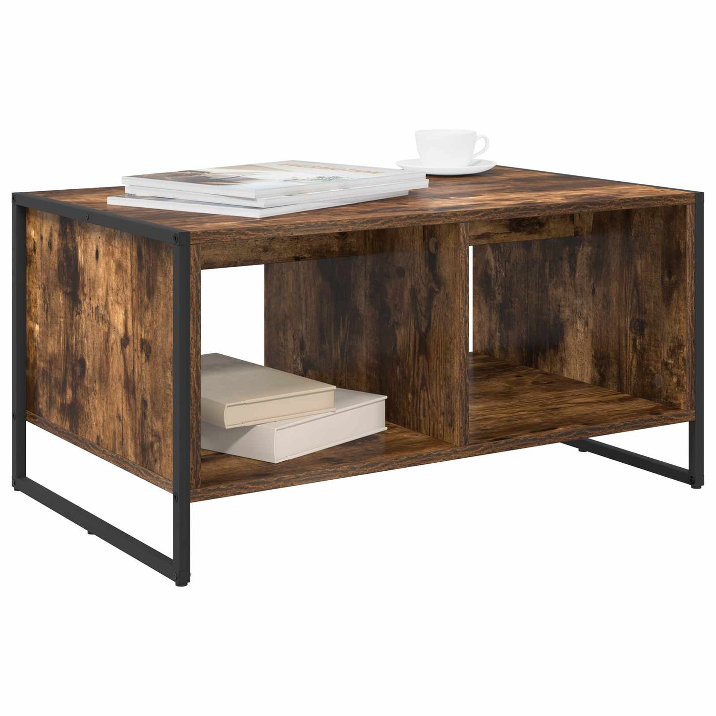 Kaffebord Røyk Eik 80 x 50 x 40 cm Konstruert tre