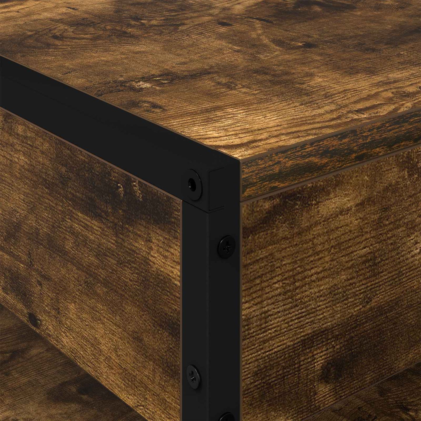Kaffebord Røyk Eik 80 x 50 x 40 cm Konstruert tre