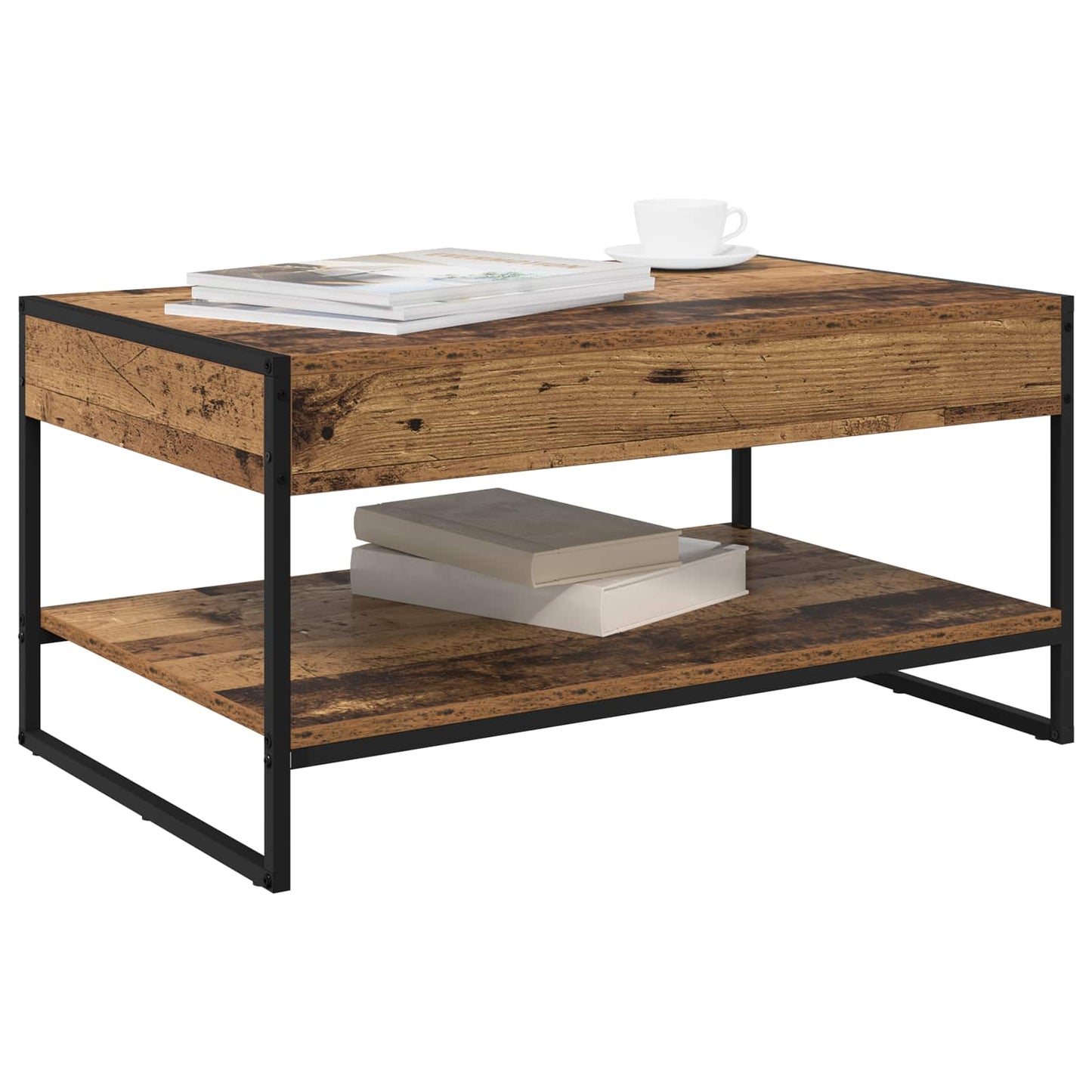 Kaffebord Gamle tre 80 x 50 x 40 cm Konstruert tre