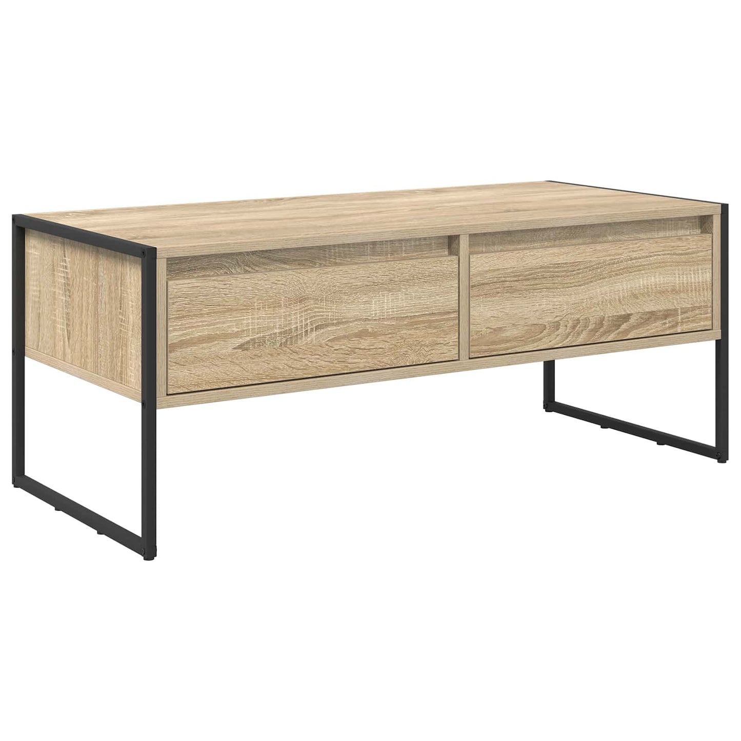Kaffebord med skuff Sonoma 100 x 46 x 40 cm Konstruert tre