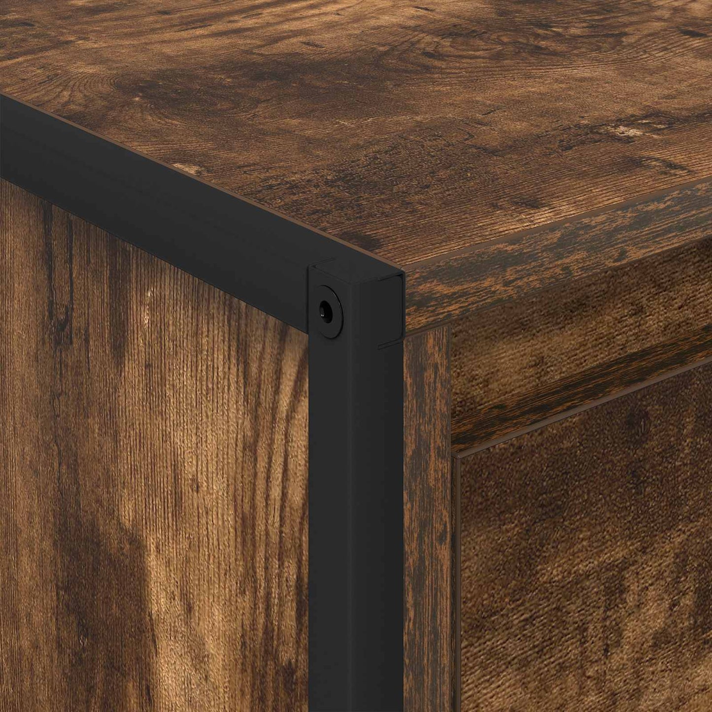 Kaffebord med skuff Røyk Eik 100 x 46 x 40 cm Konstruert tre