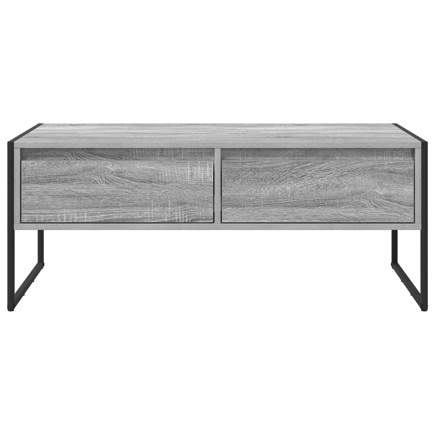Kaffebord med skuff Grå Sonoma 100 x 46 x 40 cm Konstruert tre