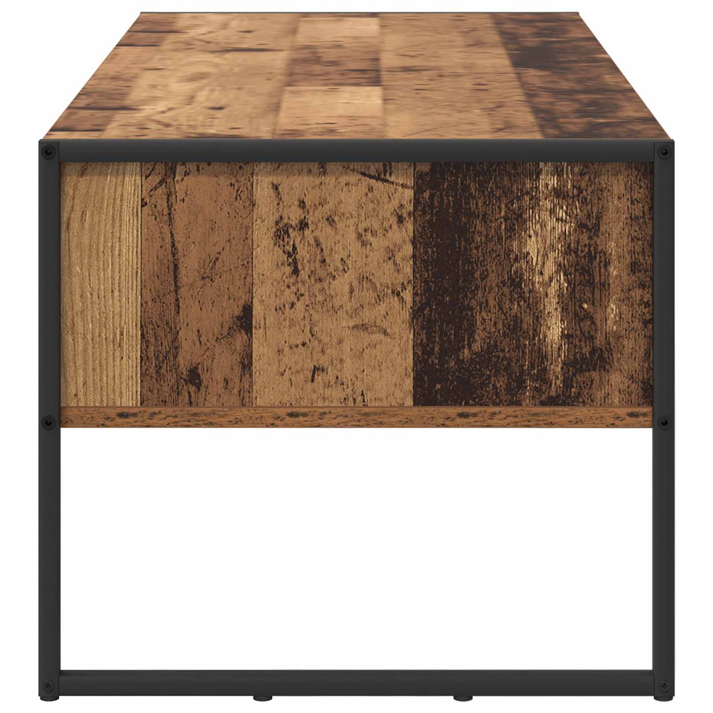 Kaffebord med skuff Gamle tre 100 x 46 x 40 cm Konstruert tre