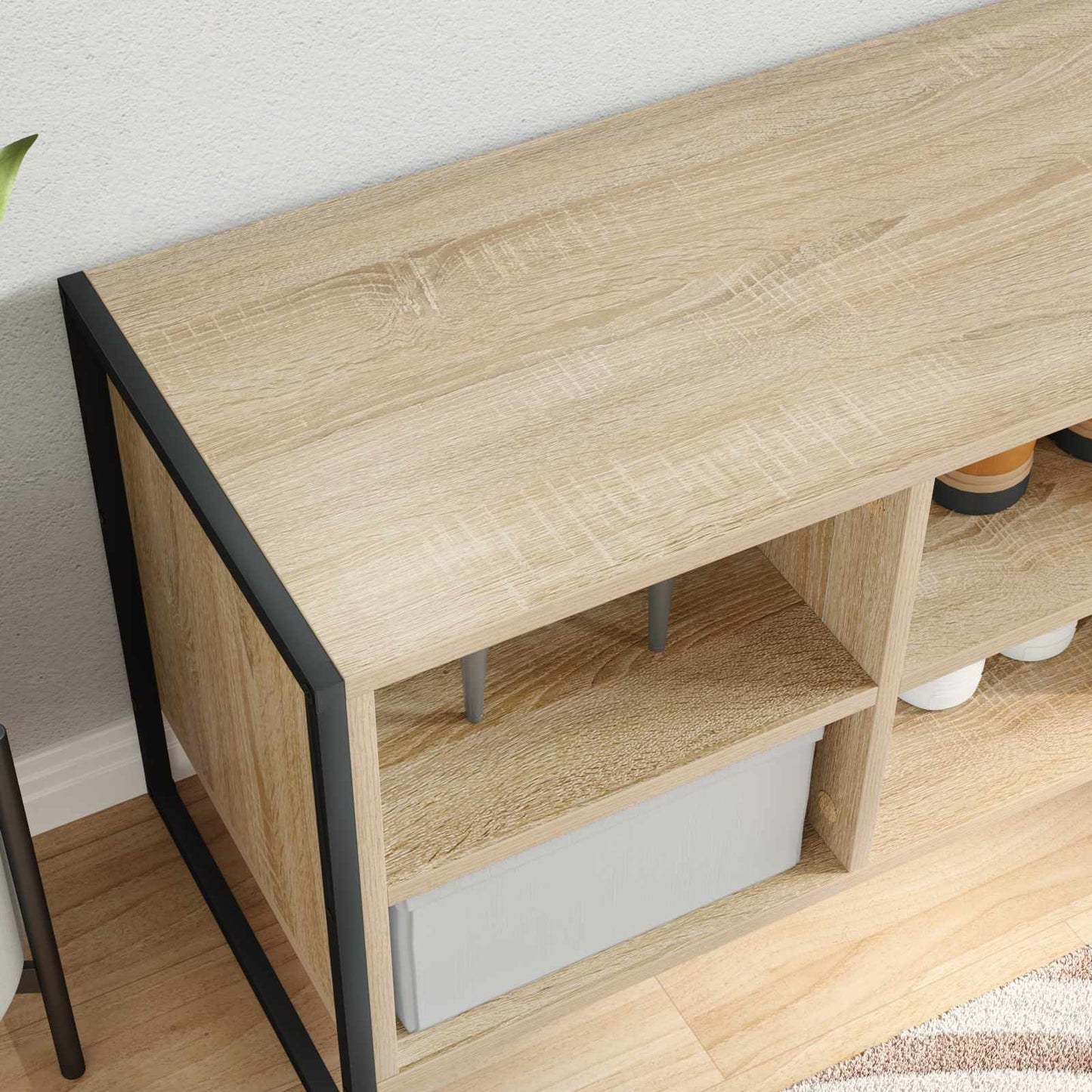 Sko Skap med lagring Sonoma 60 x 35 x 44 cm Konstruert tre