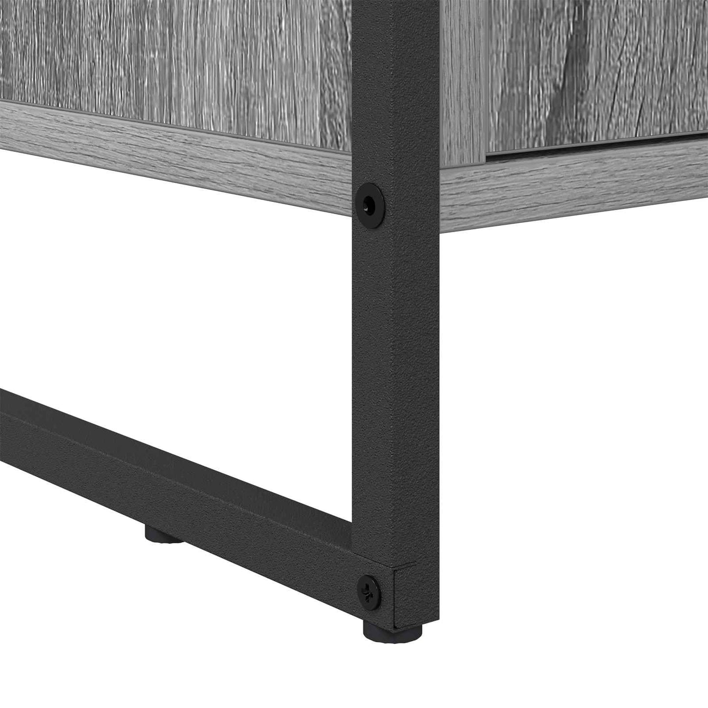 Sko Skap med lagring Grå Sonoma 79 x 36 x 100 cm Konstruert tre