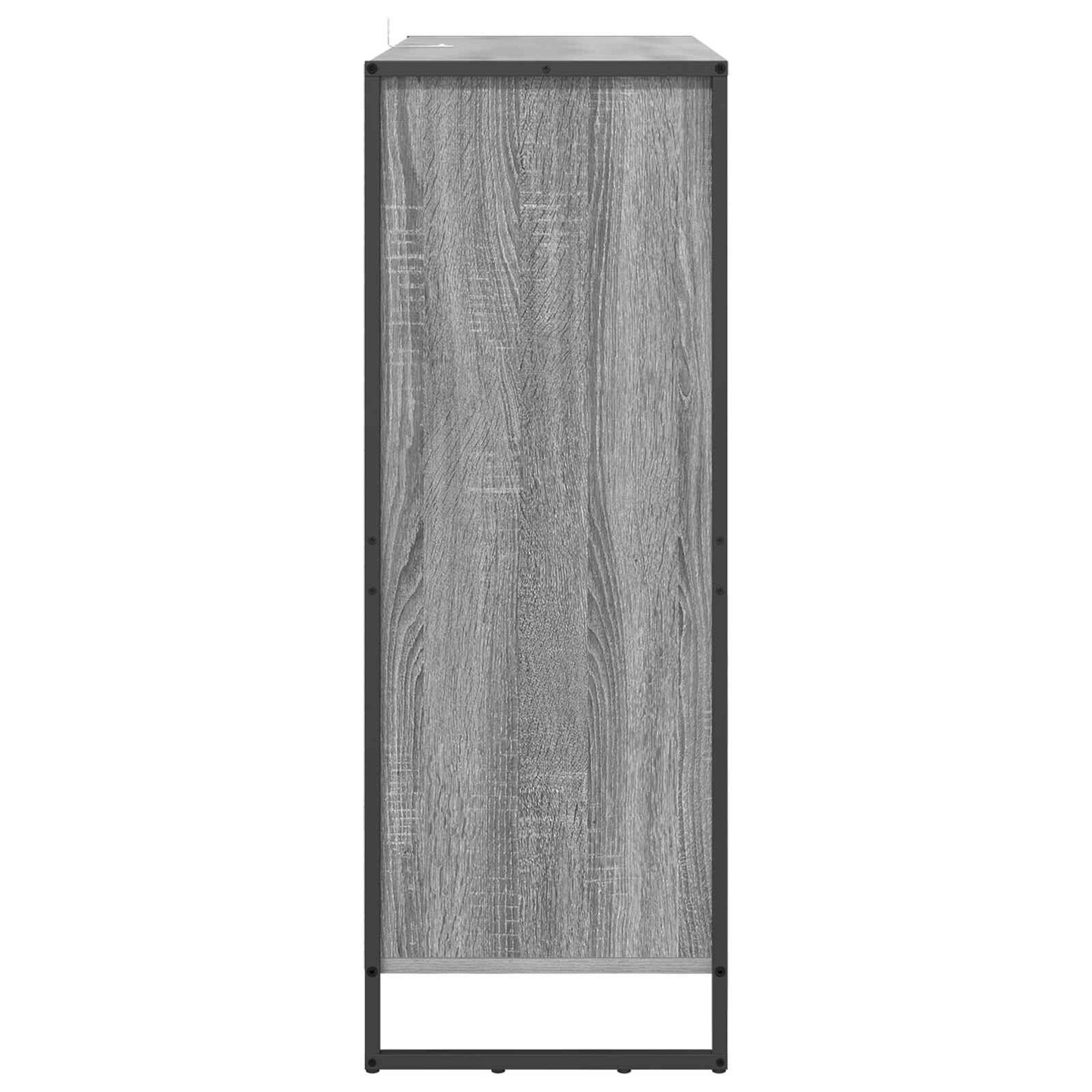 Sko Skap med lagring Grå Sonoma 79 x 36 x 100 cm Konstruert tre