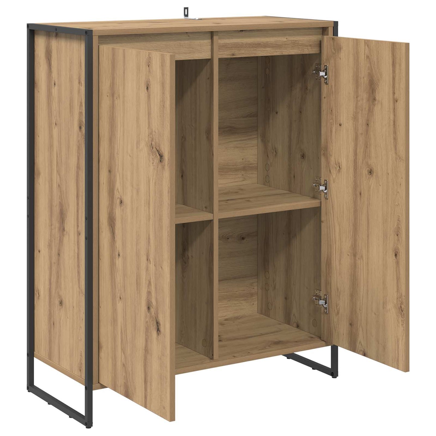 Sko Skap Kunstnerisk Eik 79 x 36 x 100 cm Konstruert tre