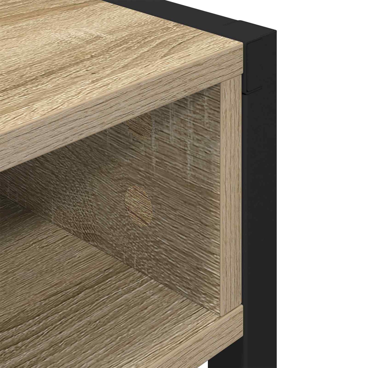 Skrivebord med lagring Sonoma 100 x 50 x 75 cm Konstruert tre