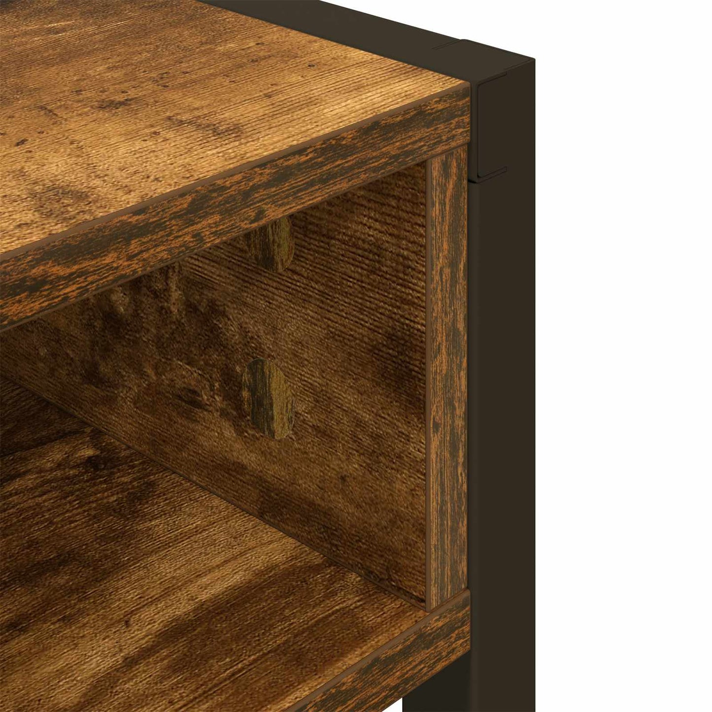 Skrivebord med lagring Røyk Eik 100 x 50 x 75 cm Konstruert tre