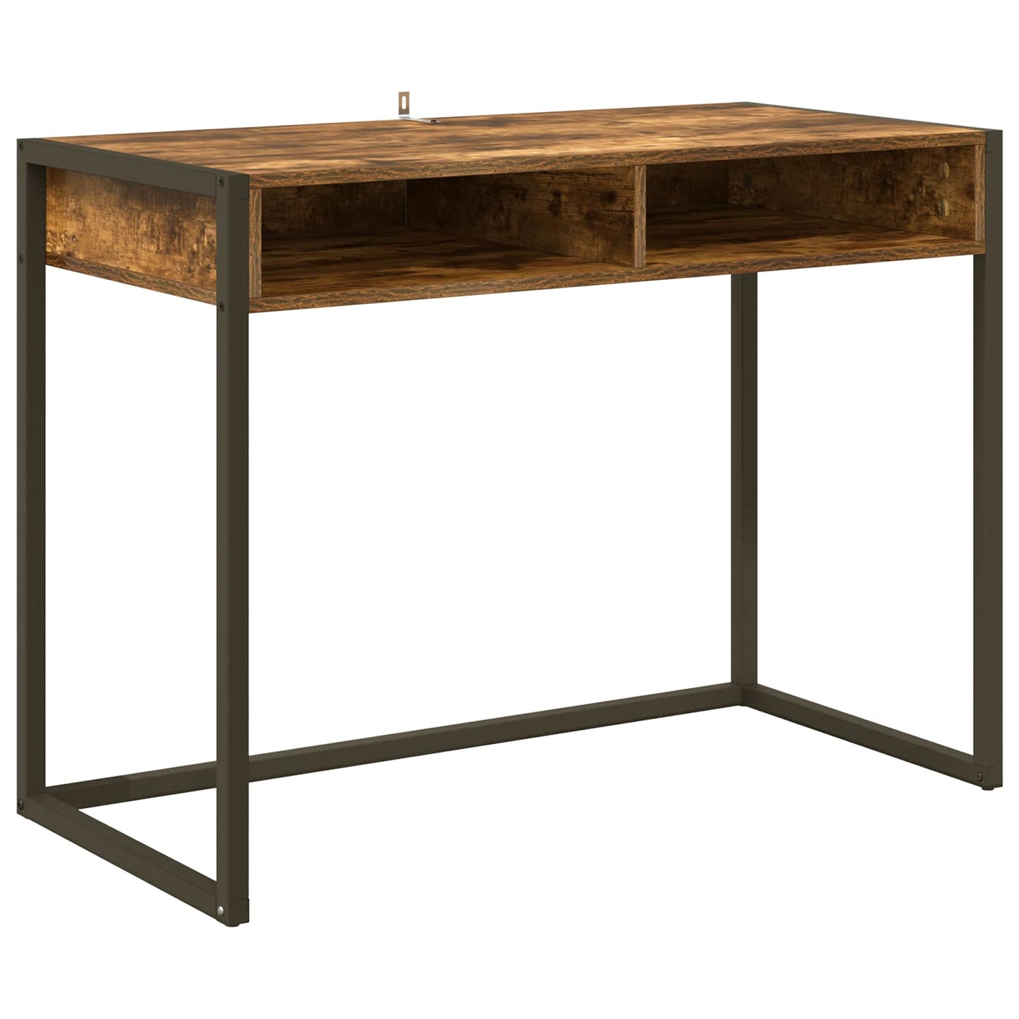 Skrivebord med lagring Røyk Eik 100 x 50 x 75 cm Konstruert tre