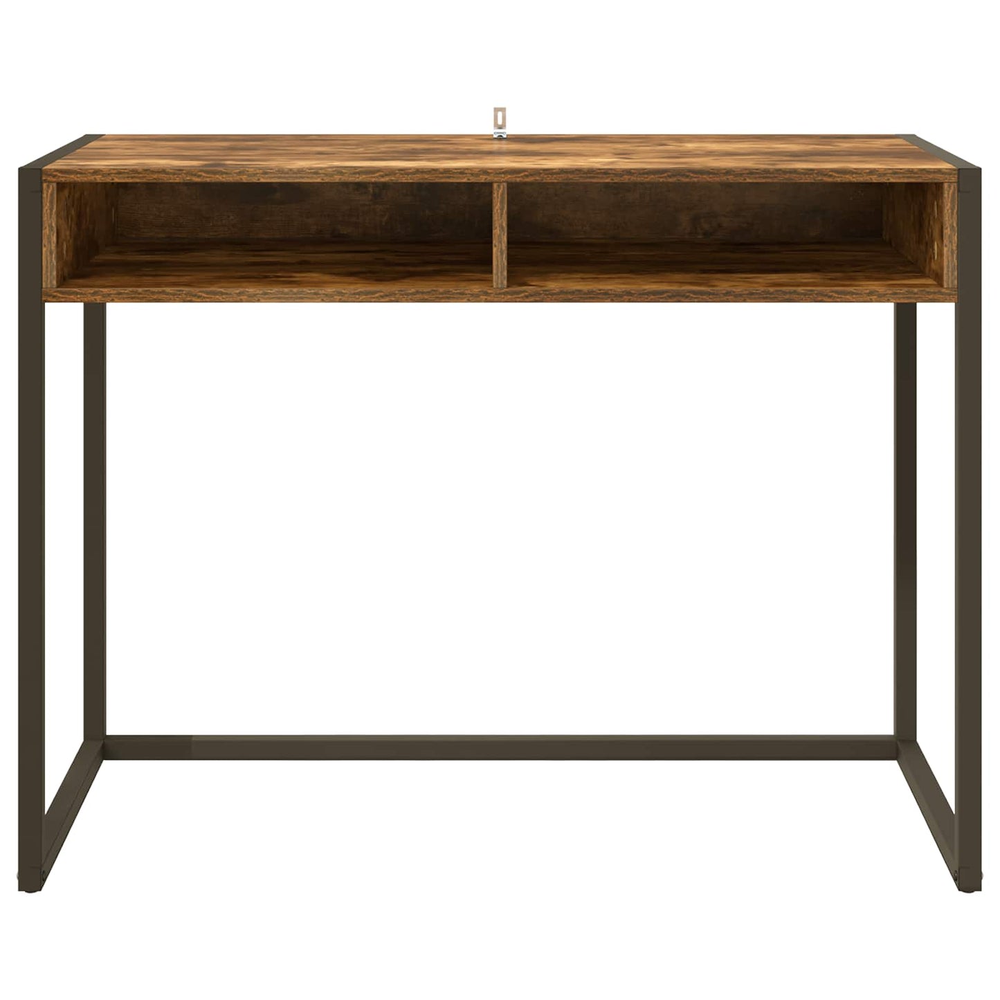 Skrivebord med lagring Røyk Eik 100 x 50 x 75 cm Konstruert tre