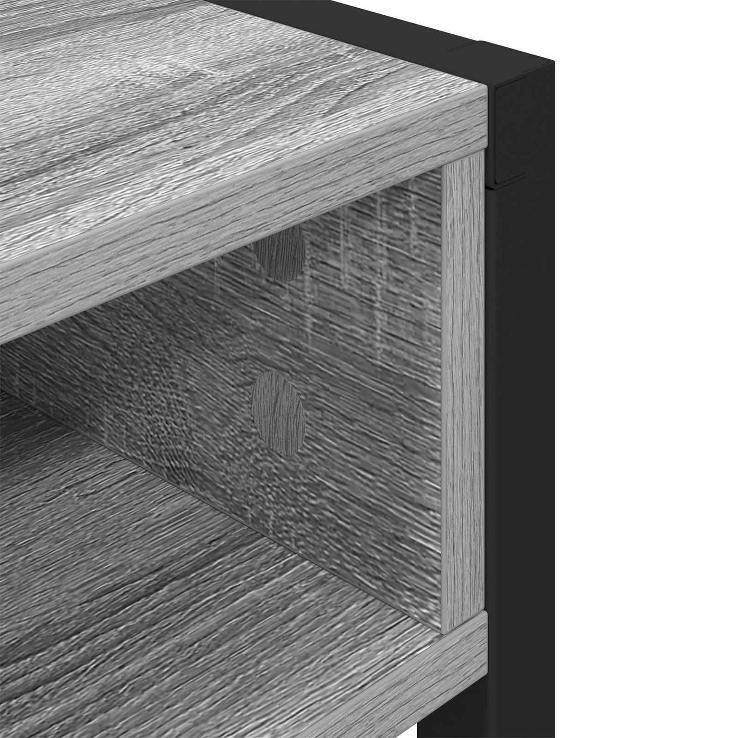 Skrivebord Grå Sonoma 100 x 50 x 75 cm Konstruert tre