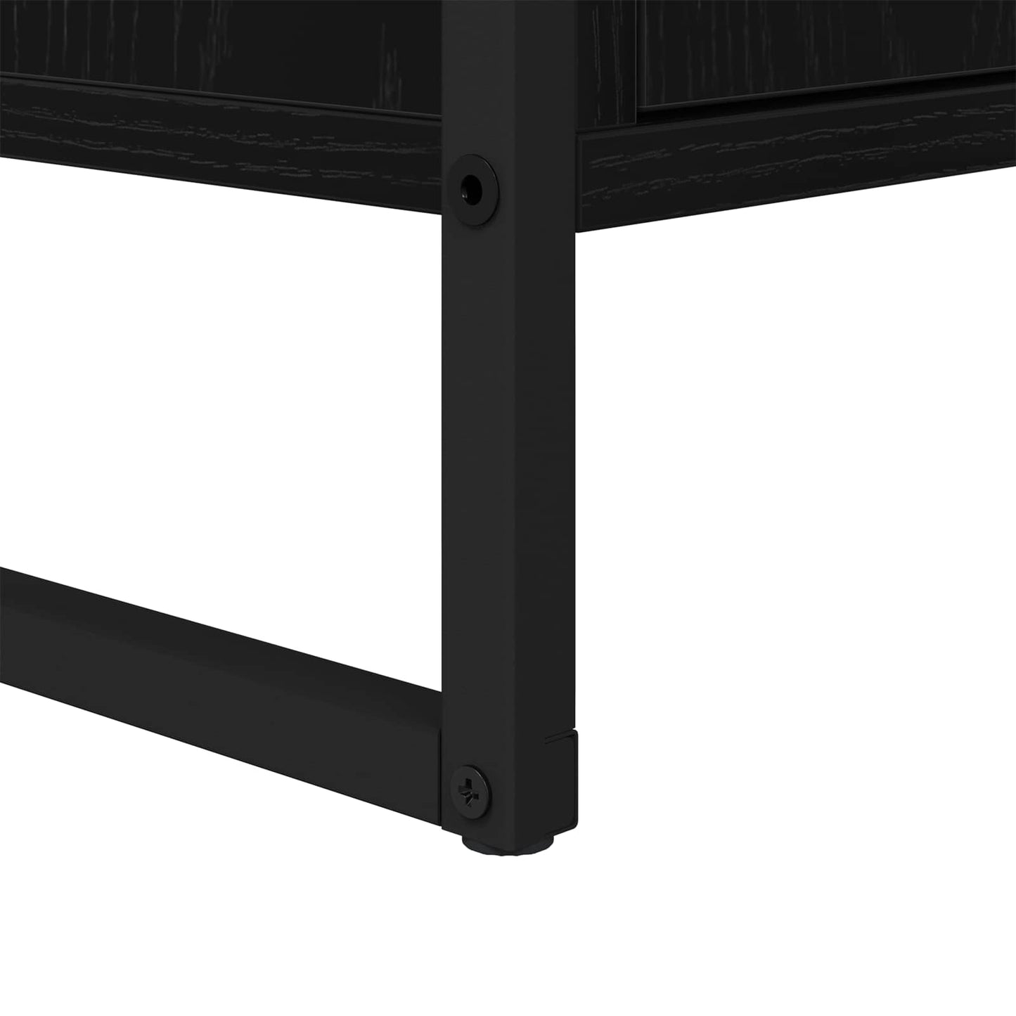 Baderomsskap med dør Svart Eik 60 x 30 x 60 cm Konstruert tre