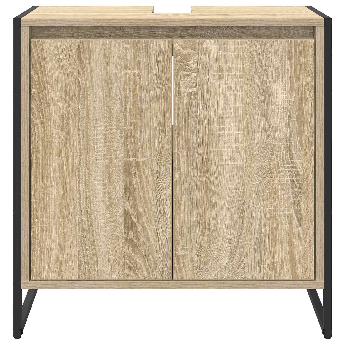 Baderomsskap med lagring Sonoma 60 x 30 x 60 cm Konstruert tre