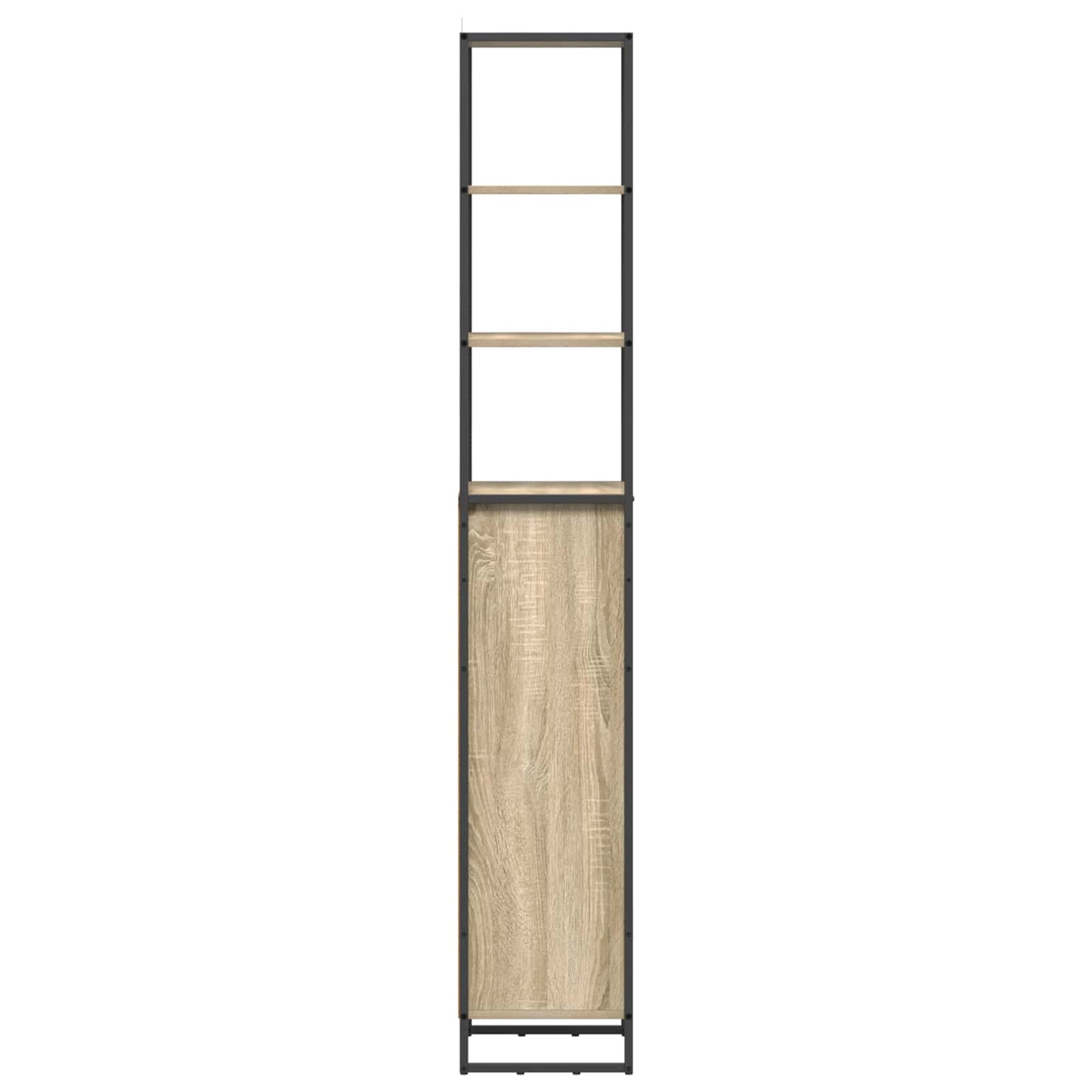 Baderomsskap med skuff Sonoma 40 x 30 x 180 cm Konstruert tre