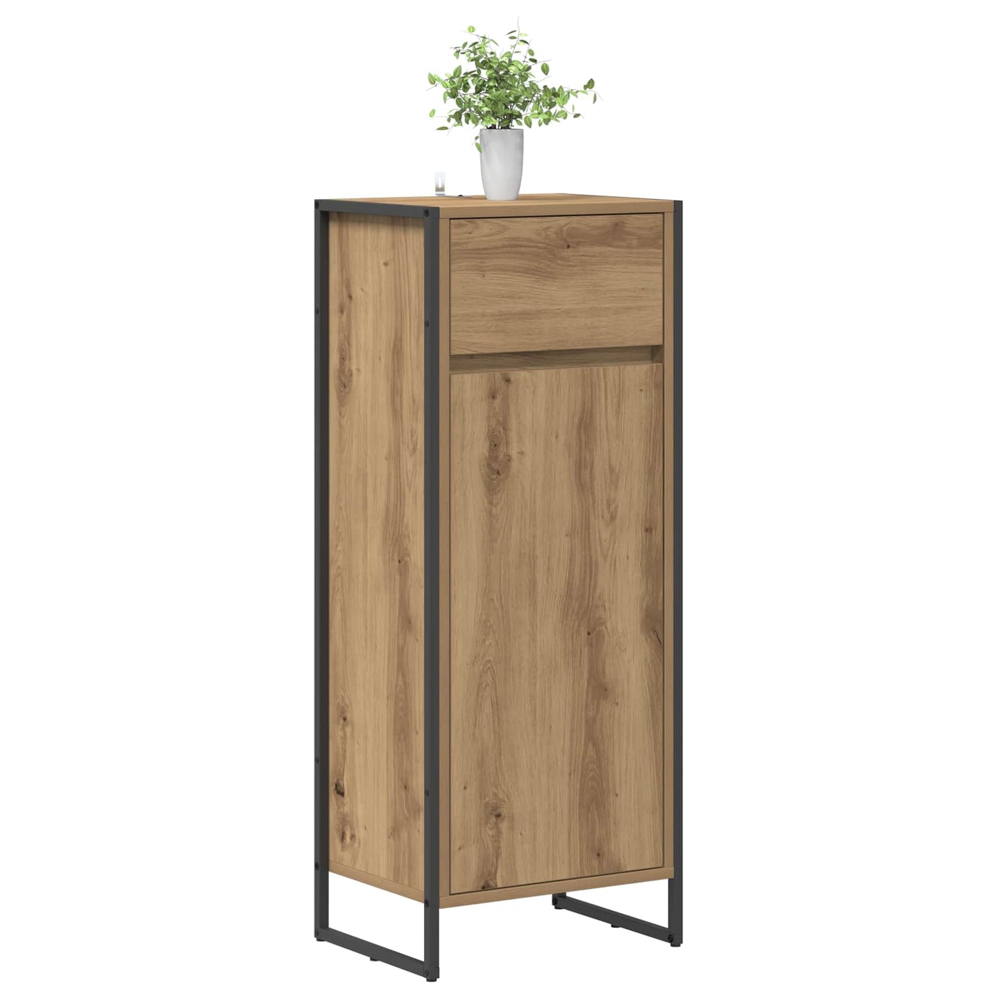Baderomsskap Kunstnerisk Eik 40 x 30 x 100 cm Konstruert tre