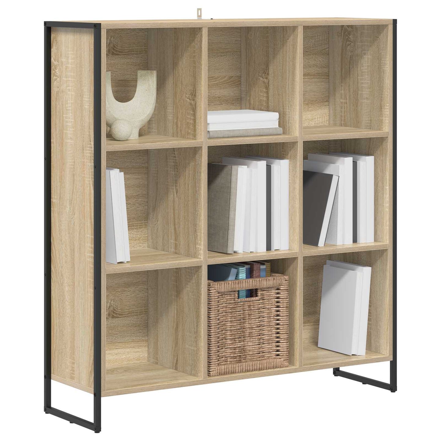 Bokskap Sonoma 99,5 x 30 x 108,5 cm Konstruert tre