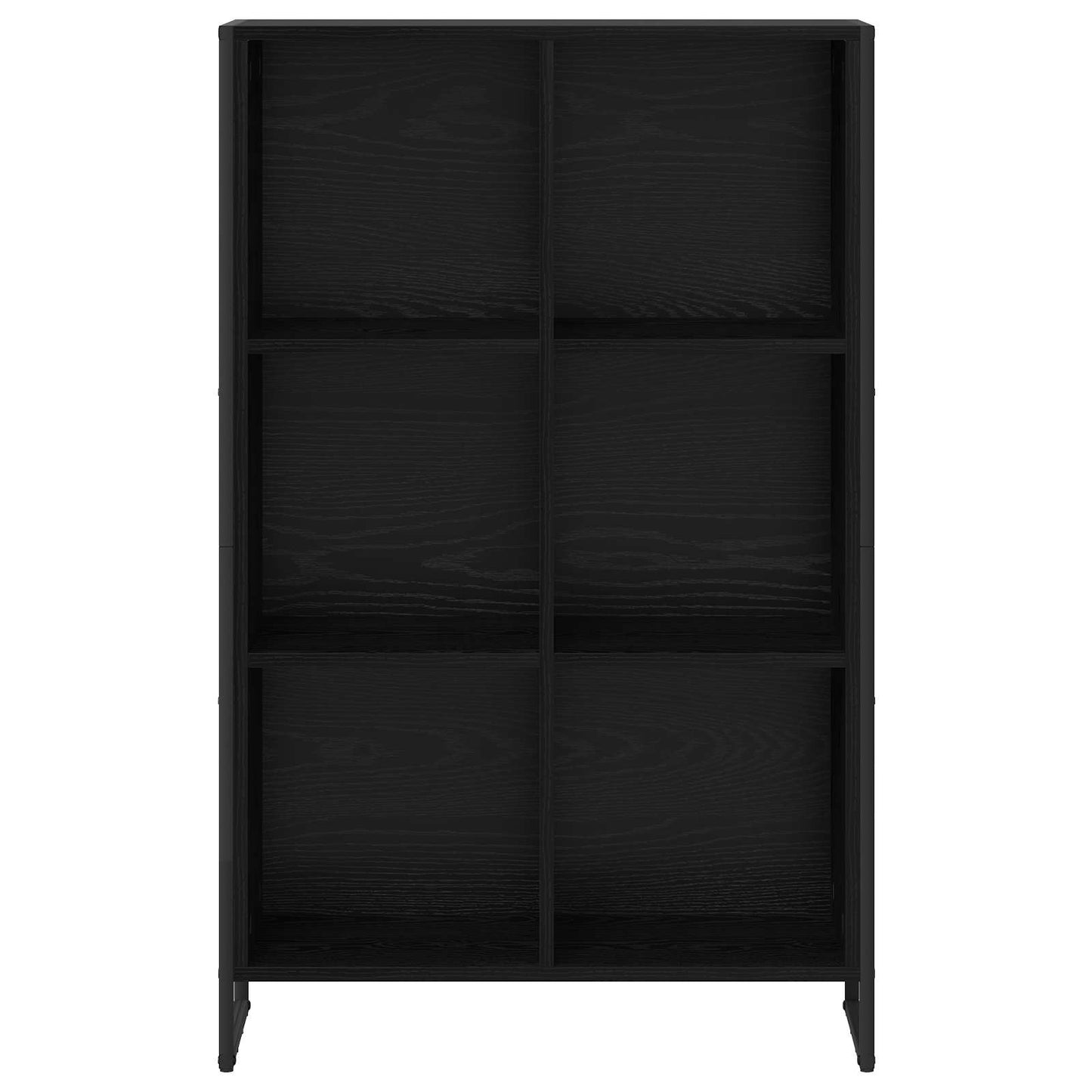 Bokskap Svart Eik 99,5 x 30 x 108,5 cm Konstruert tre